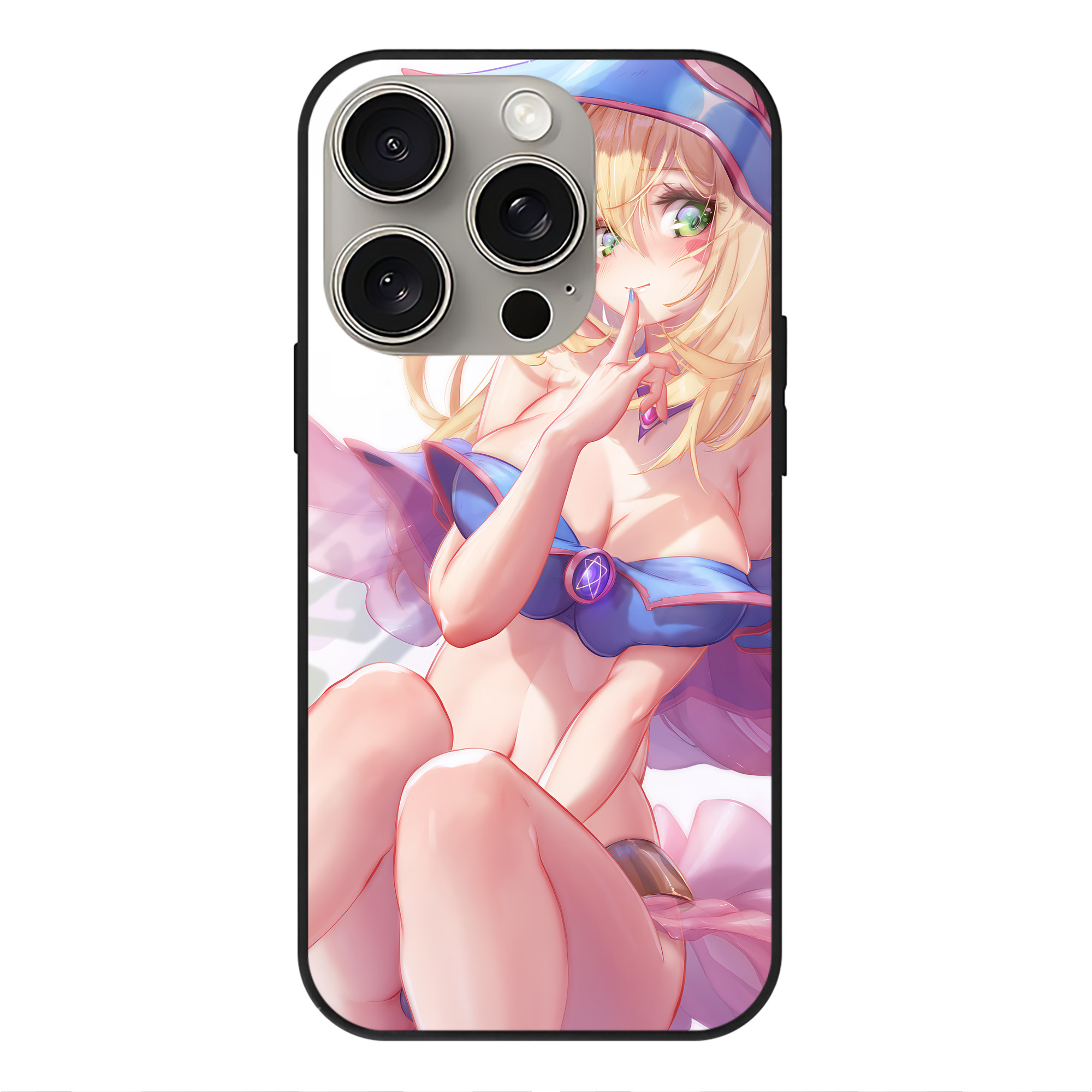 遊☆戯☆王 Yu-Gi-Oh! 【iPhone15Pro対応】スマホケース 耐衝撃＆黄変防止 背面ガラス