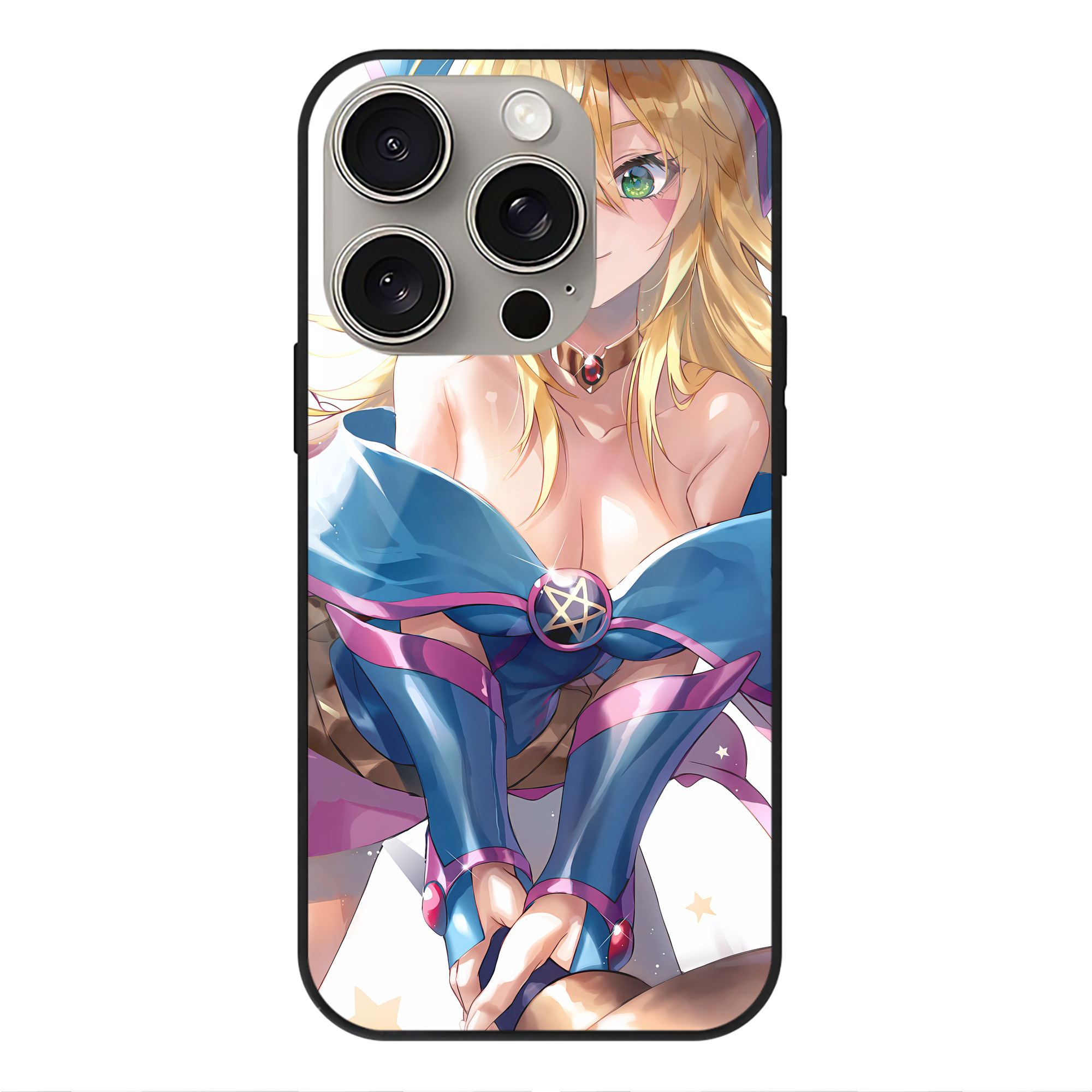 遊☆戯☆王 Yu-Gi-Oh! 【iPhone15Pro対応】スマホケース 耐衝撃＆黄変防止 背面ガラス