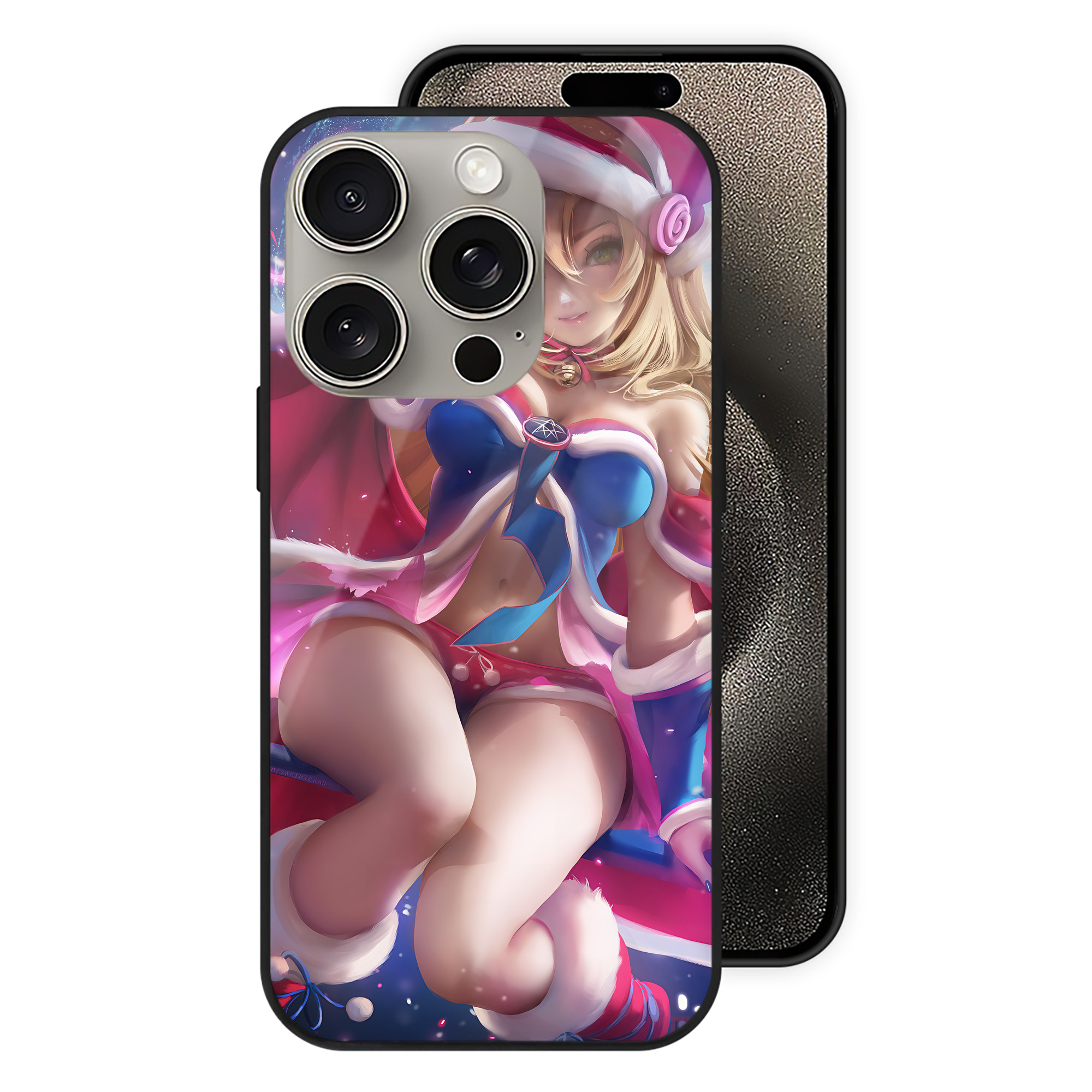 遊☆戯☆王 Yu-Gi-Oh! 【iPhone15Pro対応】スマホケース 耐衝撃＆黄変防止 背面ガラス