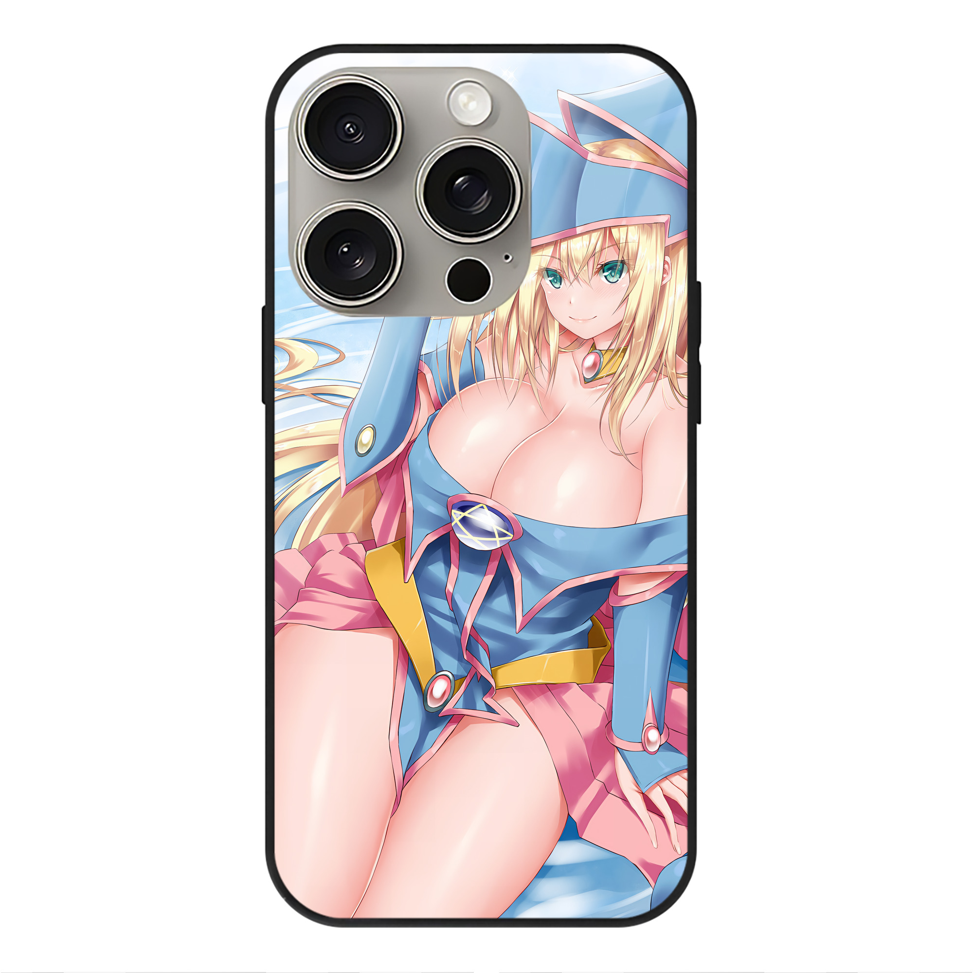 遊☆戯☆王 Yu-Gi-Oh! 【iPhone15Pro対応】スマホケース 耐衝撃＆黄変防止 背面ガラス