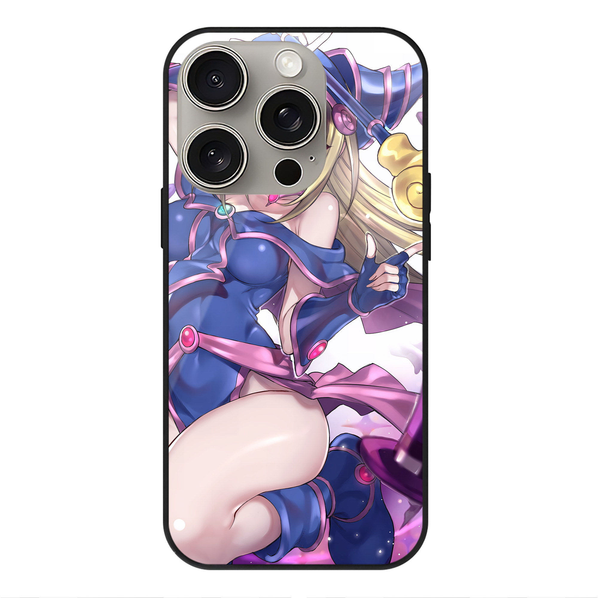 遊☆戯☆王 Yu-Gi-Oh! 【iPhone15Pro対応】スマホケース 耐衝撃＆黄変防止 背面ガラス