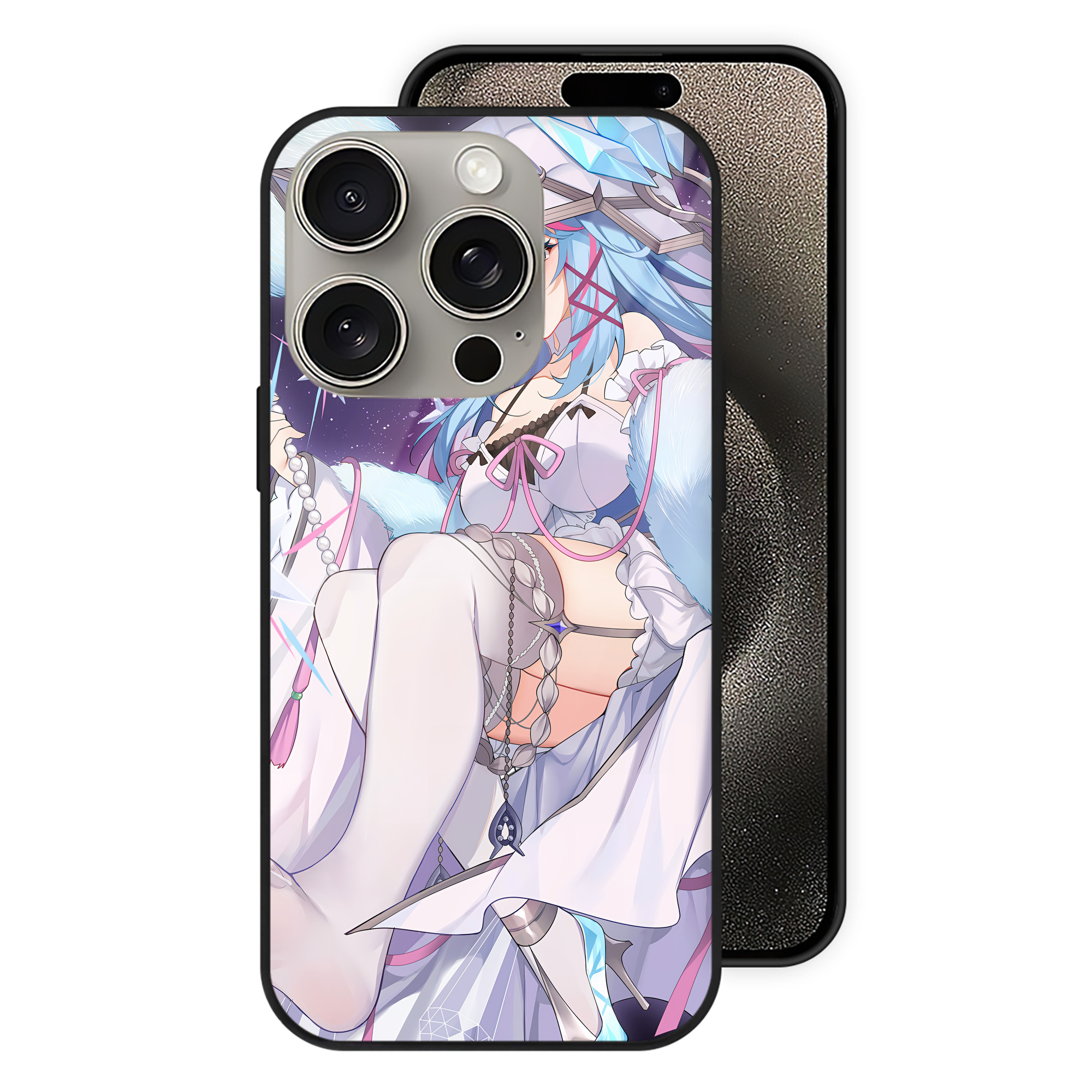 遊☆戯☆王 Yu-Gi-Oh! 【iPhone15Pro対応】スマホケース 耐衝撃＆黄変防止 背面ガラス