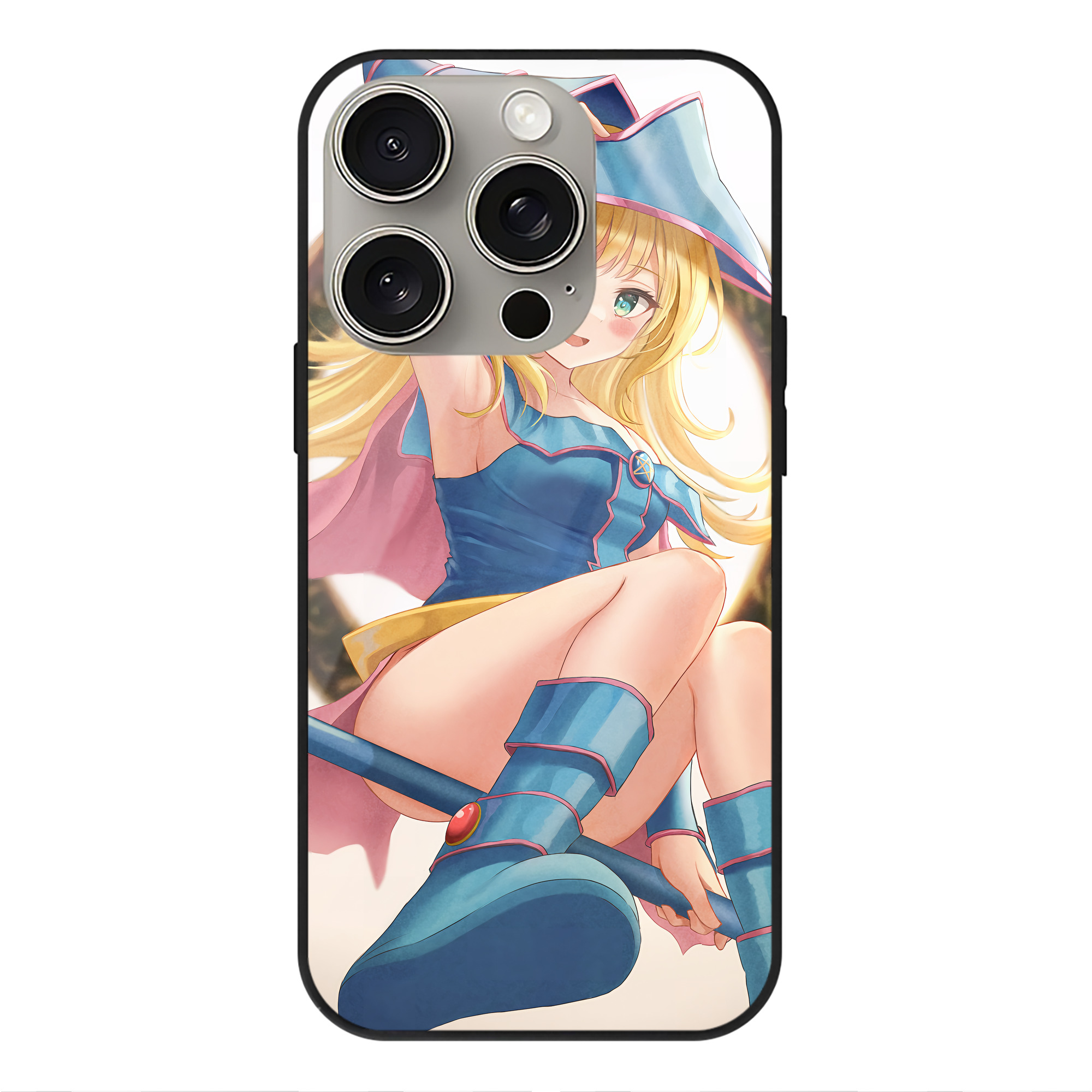 遊☆戯☆王 Yu-Gi-Oh! 【iPhone15Pro対応】スマホケース 耐衝撃＆黄変防止 背面ガラス