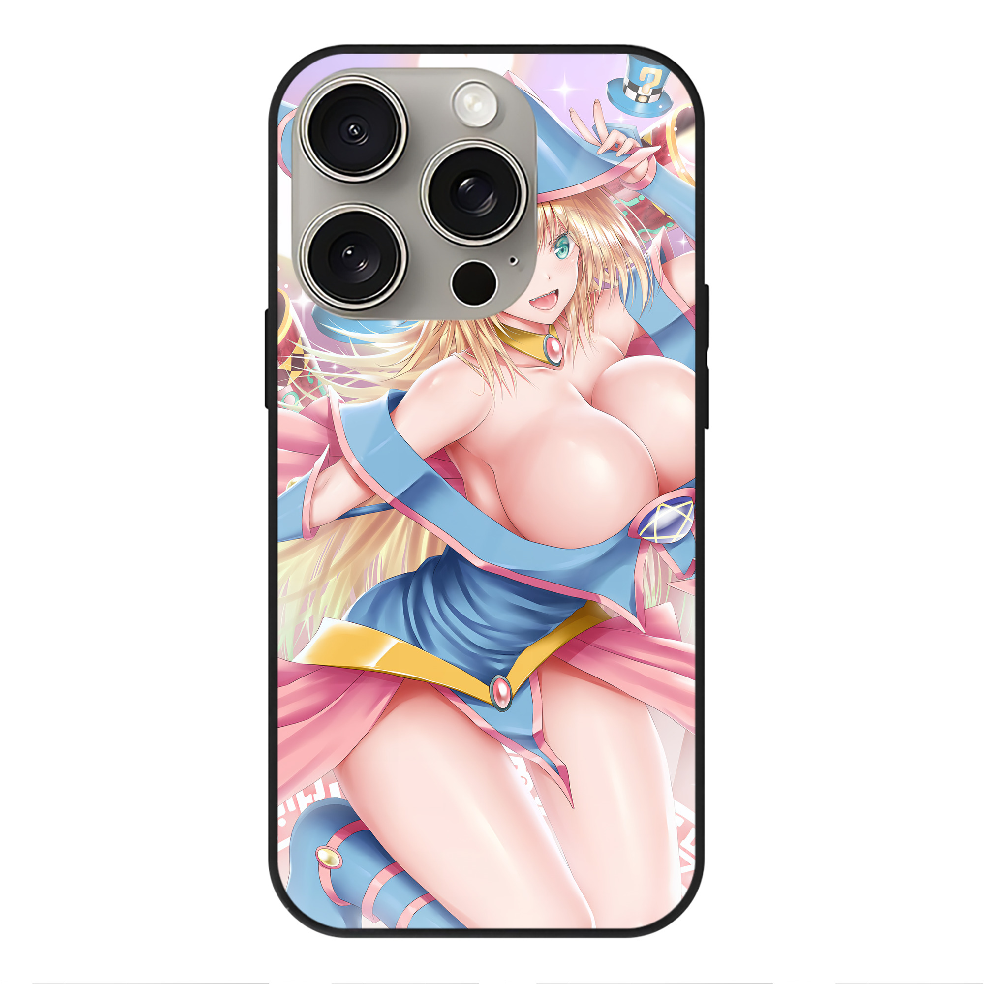 遊☆戯☆王 Yu-Gi-Oh! 【iPhone15Pro対応】スマホケース 耐衝撃＆黄変防止 背面ガラス