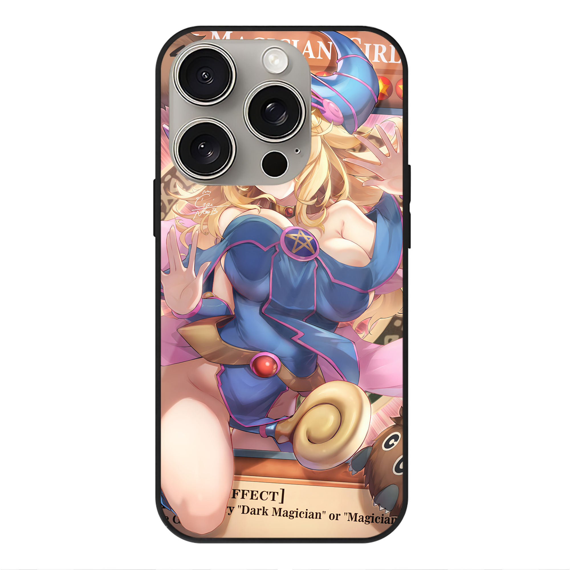遊☆戯☆王 Yu-Gi-Oh! 【iPhone15Pro対応】スマホケース 耐衝撃＆黄変防止 背面ガラス