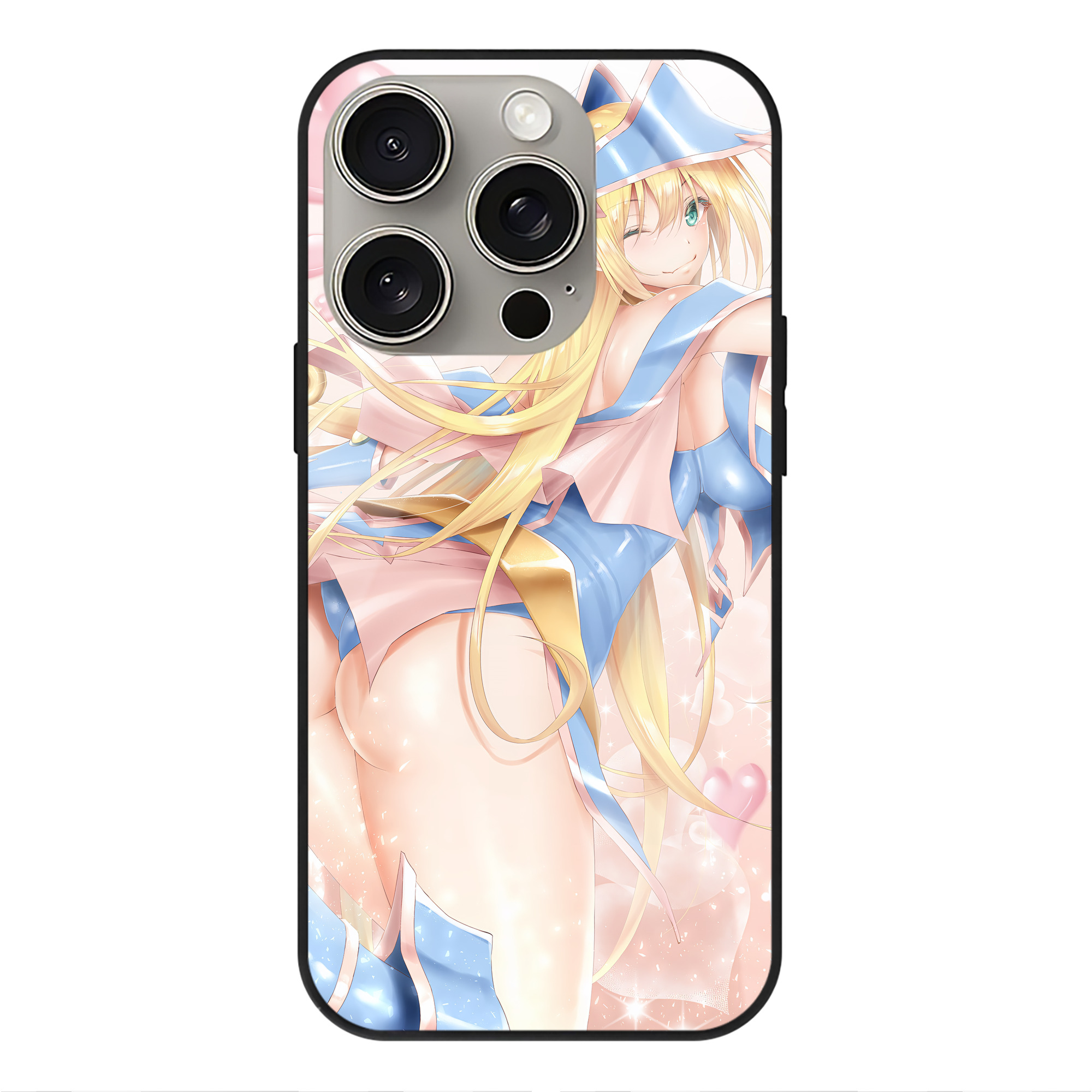 遊☆戯☆王 Yu-Gi-Oh! 【iPhone15Pro対応】スマホケース 耐衝撃＆黄変防止 背面ガラス