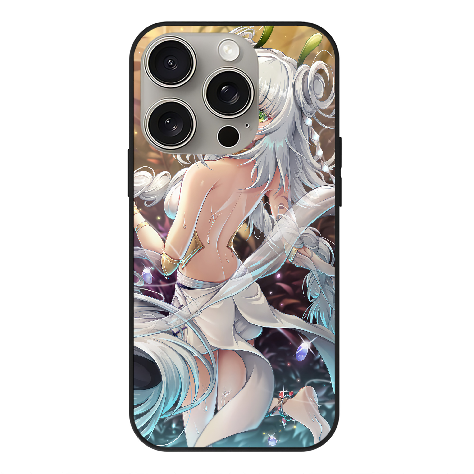 遊☆戯☆王 Yu-Gi-Oh! 【iPhone15Pro対応】スマホケース 耐衝撃＆黄変防止 背面ガラス