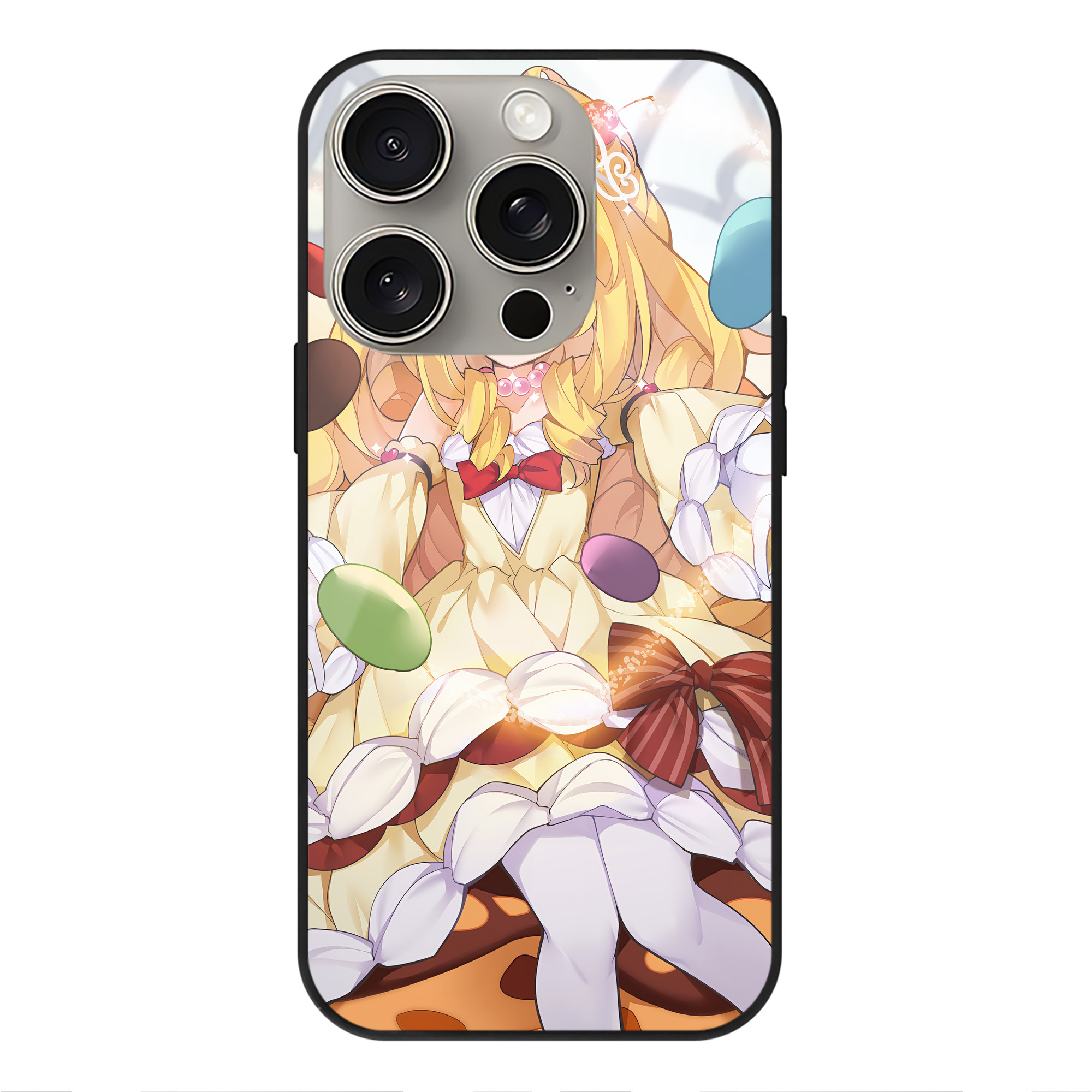 遊☆戯☆王 Yu-Gi-Oh! 【iPhone15Pro対応】スマホケース 耐衝撃＆黄変防止 背面ガラス