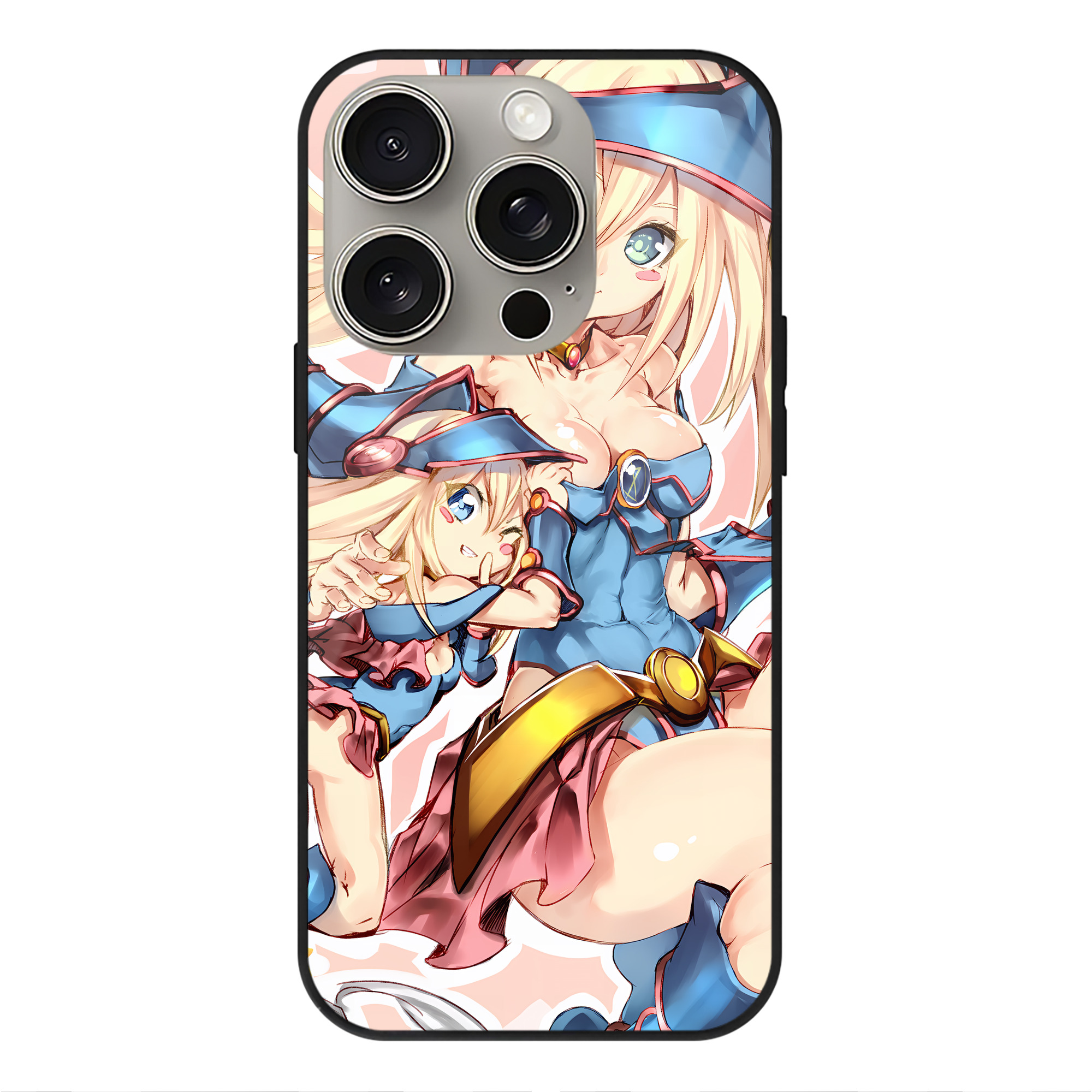 遊☆戯☆王 Yu-Gi-Oh! 【iPhone15Pro対応】スマホケース 耐衝撃＆黄変防止 背面ガラス