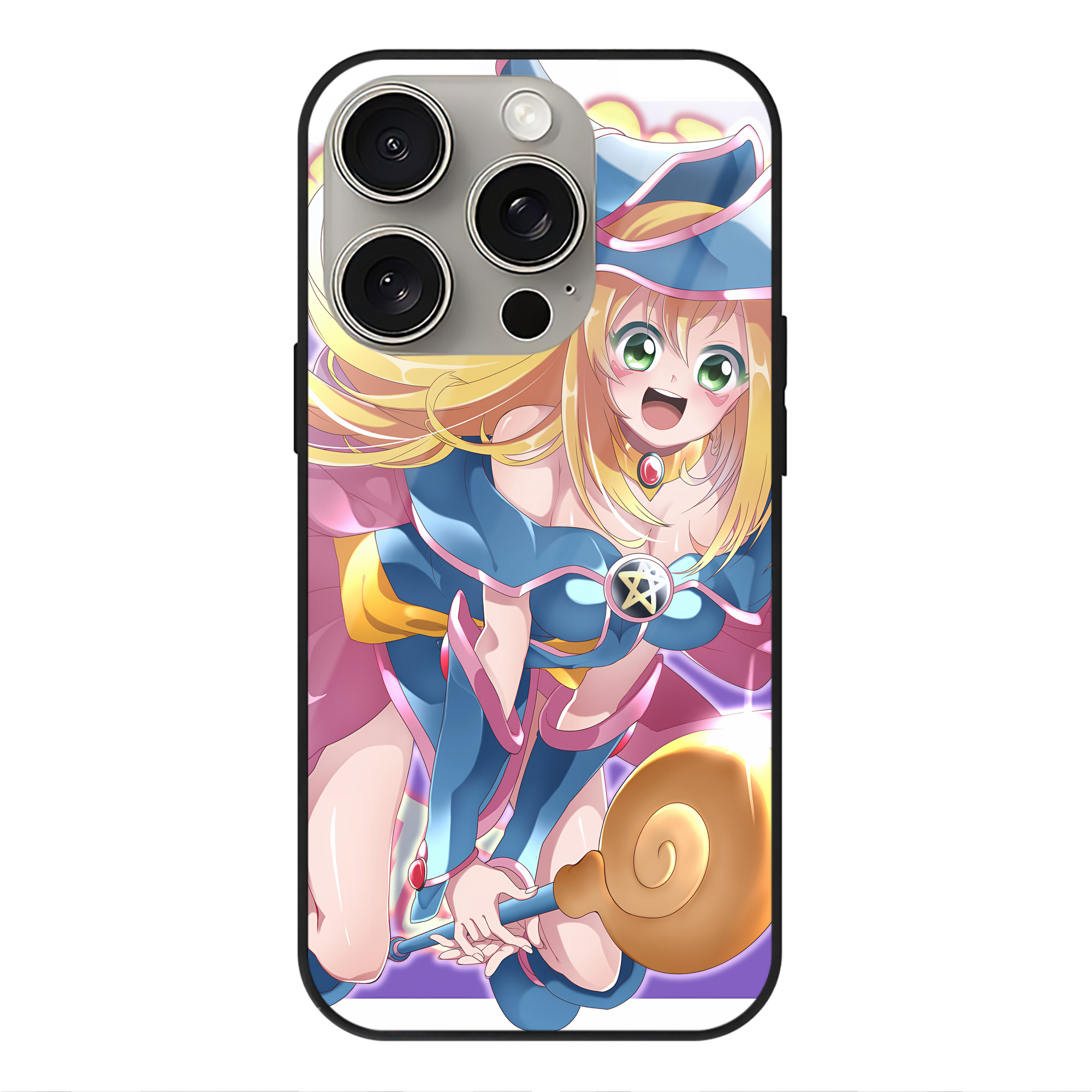 遊☆戯☆王 Yu-Gi-Oh! 【iPhone15Pro対応】スマホケース 耐衝撃＆黄変防止 背面ガラス
