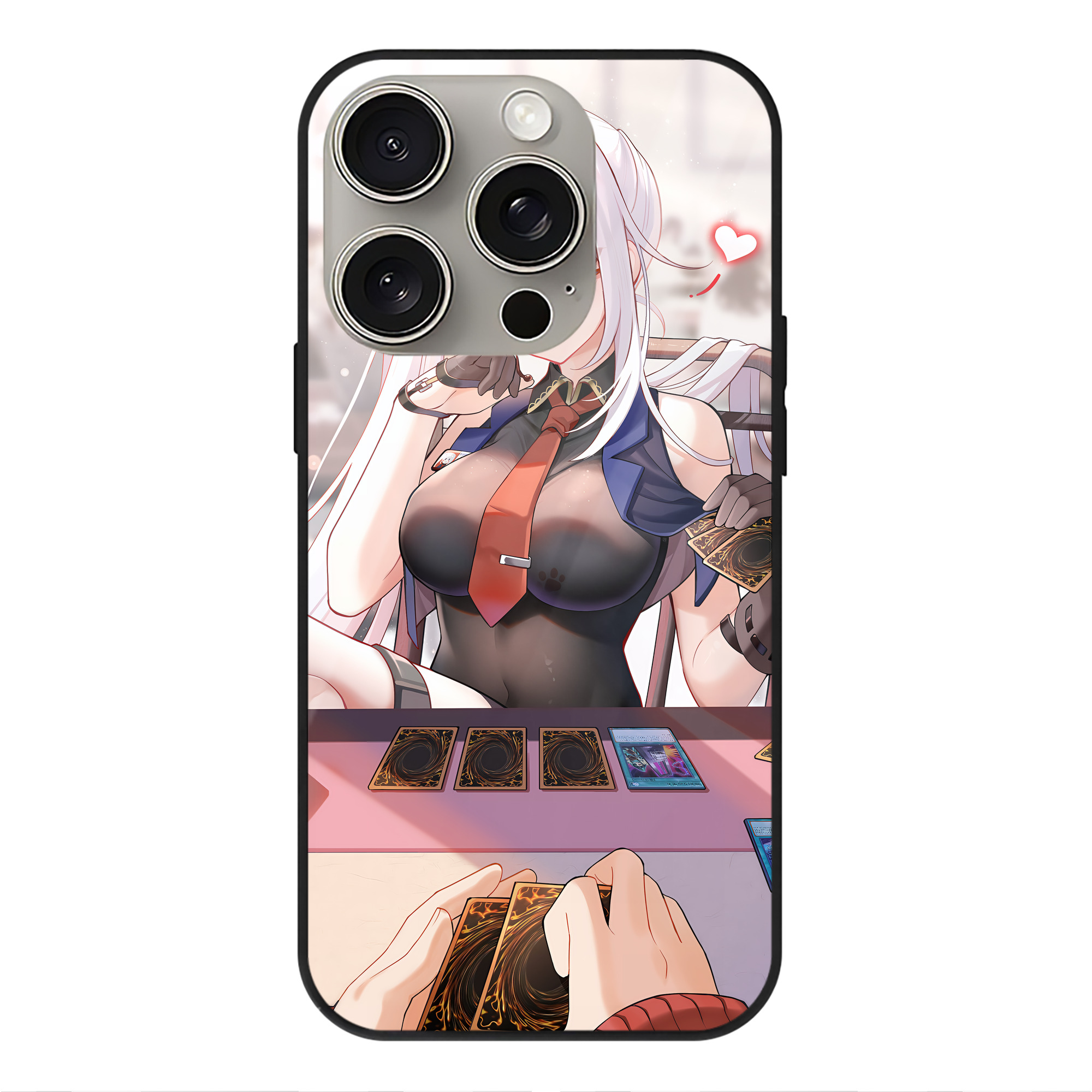 遊☆戯☆王 Yu-Gi-Oh! 【iPhone15Pro対応】スマホケース 耐衝撃＆黄変防止 背面ガラス