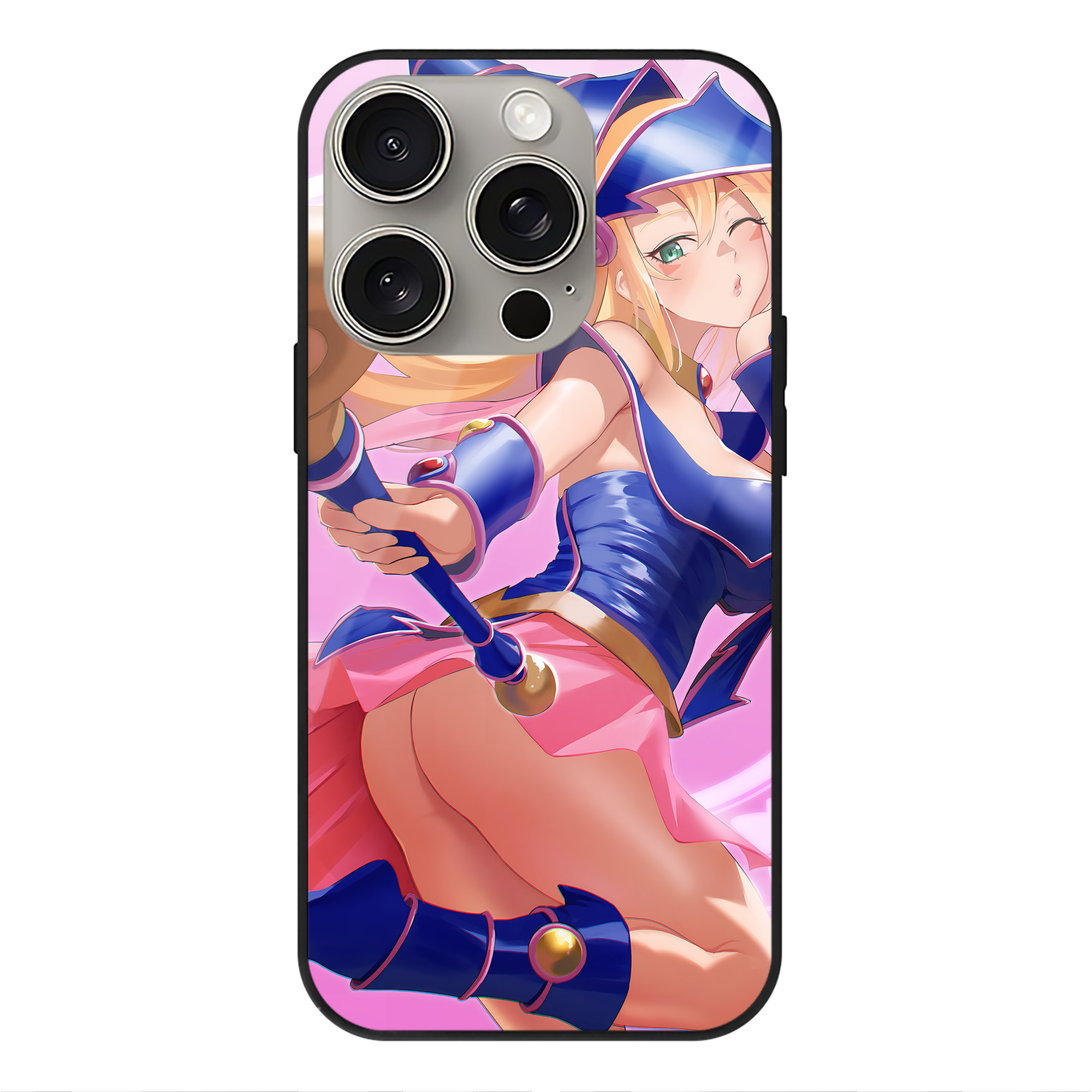 遊☆戯☆王 Yu-Gi-Oh! 【iPhone15Pro対応】スマホケース 耐衝撃＆黄変防止 背面ガラス