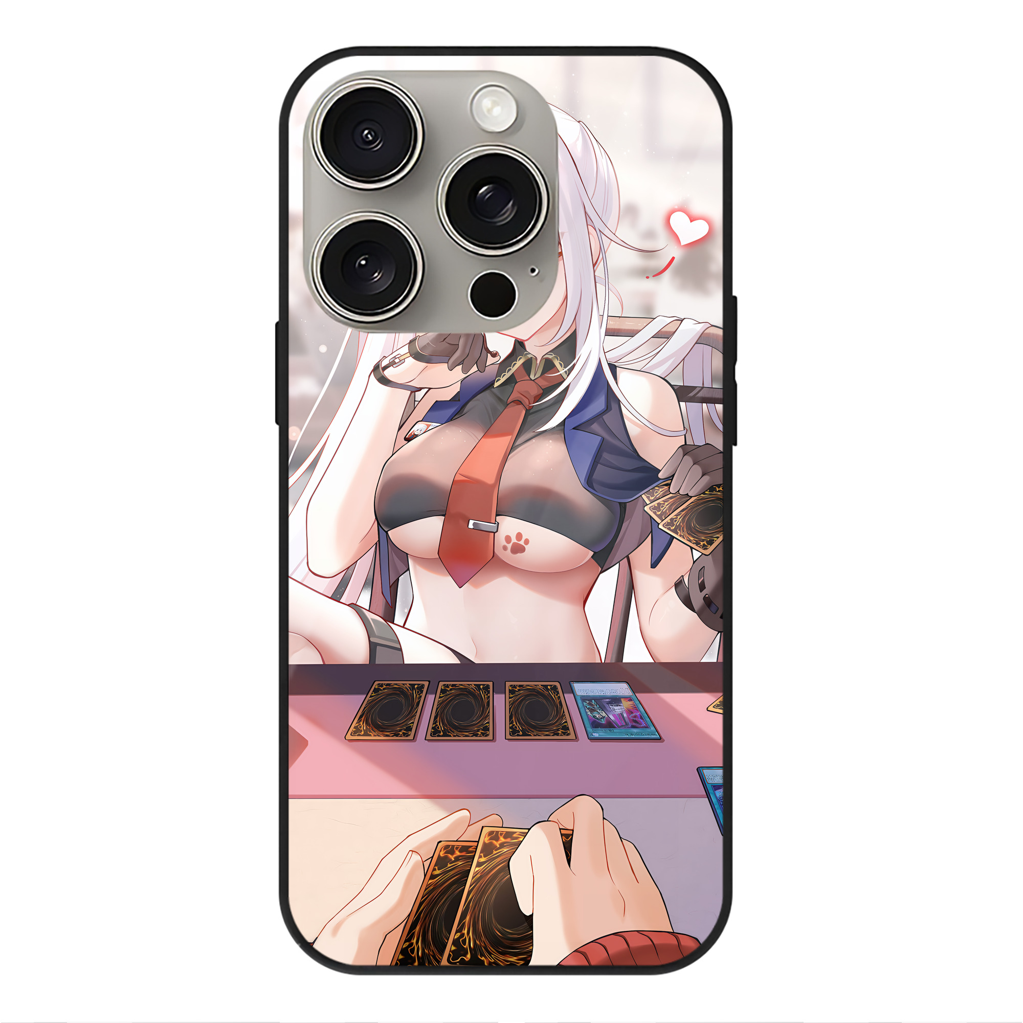 （画像用） 遊☆戯☆王 Yu-Gi-Oh! 【iPhone15Pro対応】スマホケース 耐衝撃＆黄変防止 背面ガラス
