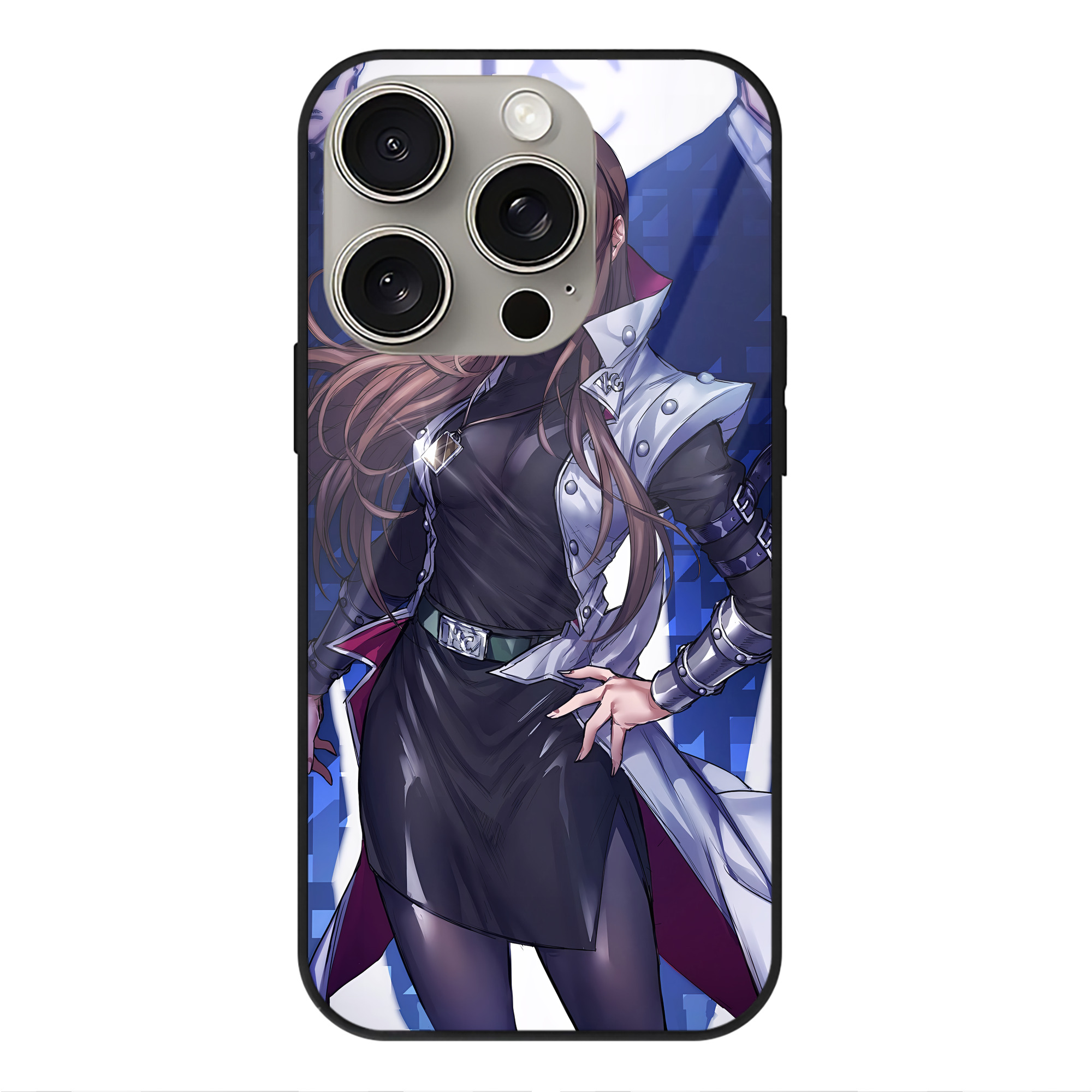 遊☆戯☆王 Yu-Gi-Oh! 【iPhone15Pro対応】スマホケース 耐衝撃＆黄変防止 背面ガラス