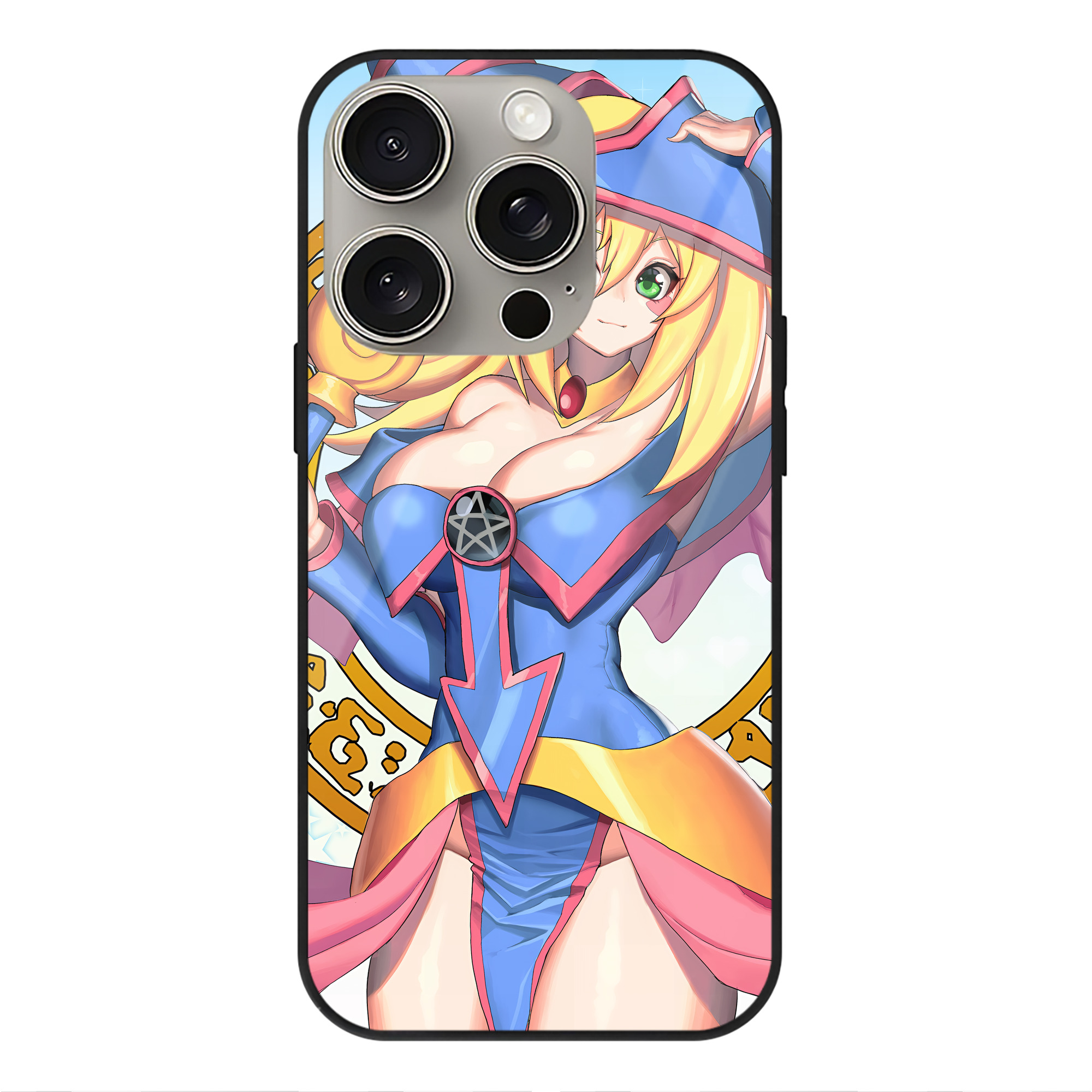 遊☆戯☆王 Yu-Gi-Oh! 【iPhone15Pro対応】スマホケース 耐衝撃＆黄変防止 背面ガラス