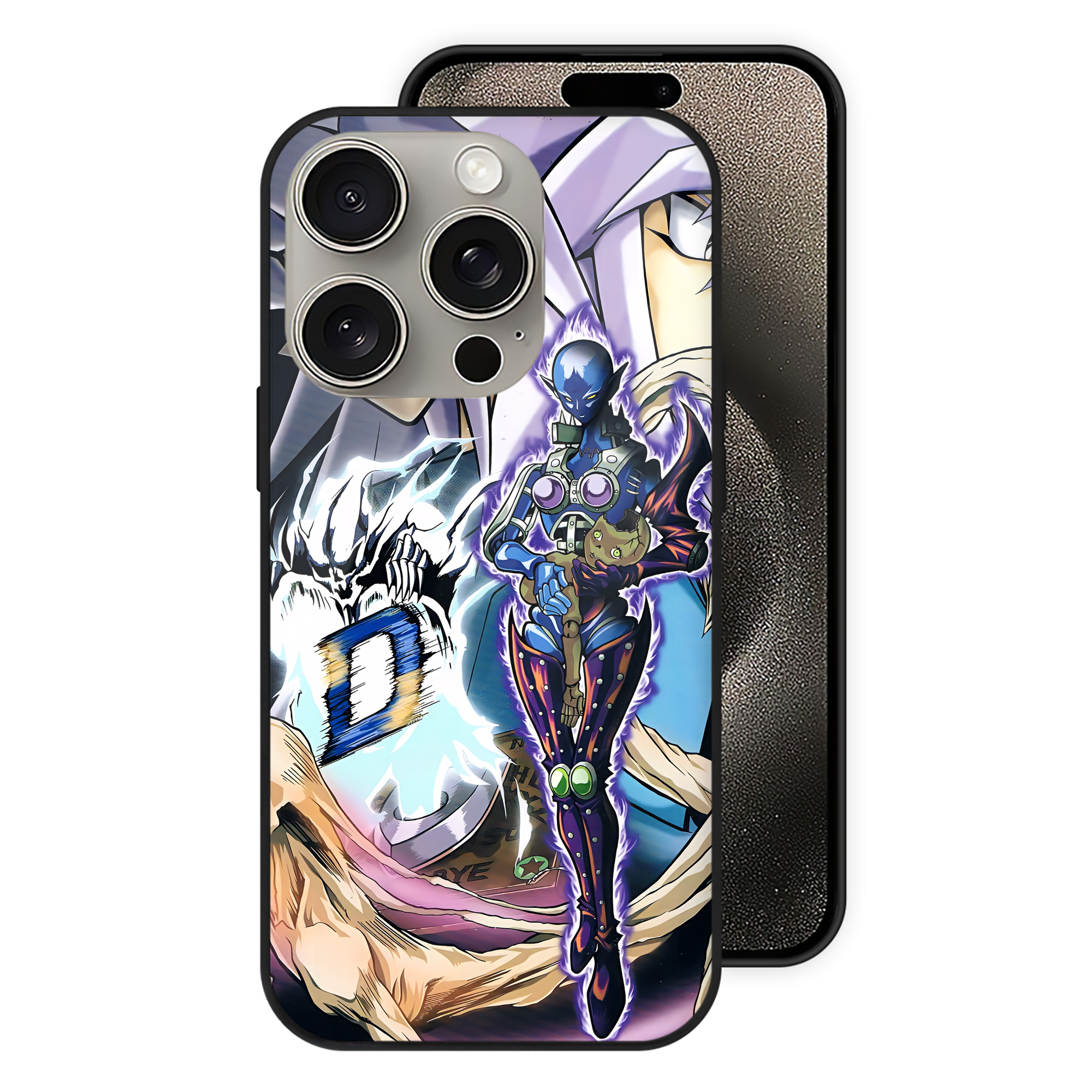 遊☆戯☆王 Yu-Gi-Oh! 【iPhone15Pro対応】スマホケース 耐衝撃＆黄変防止 背面ガラス