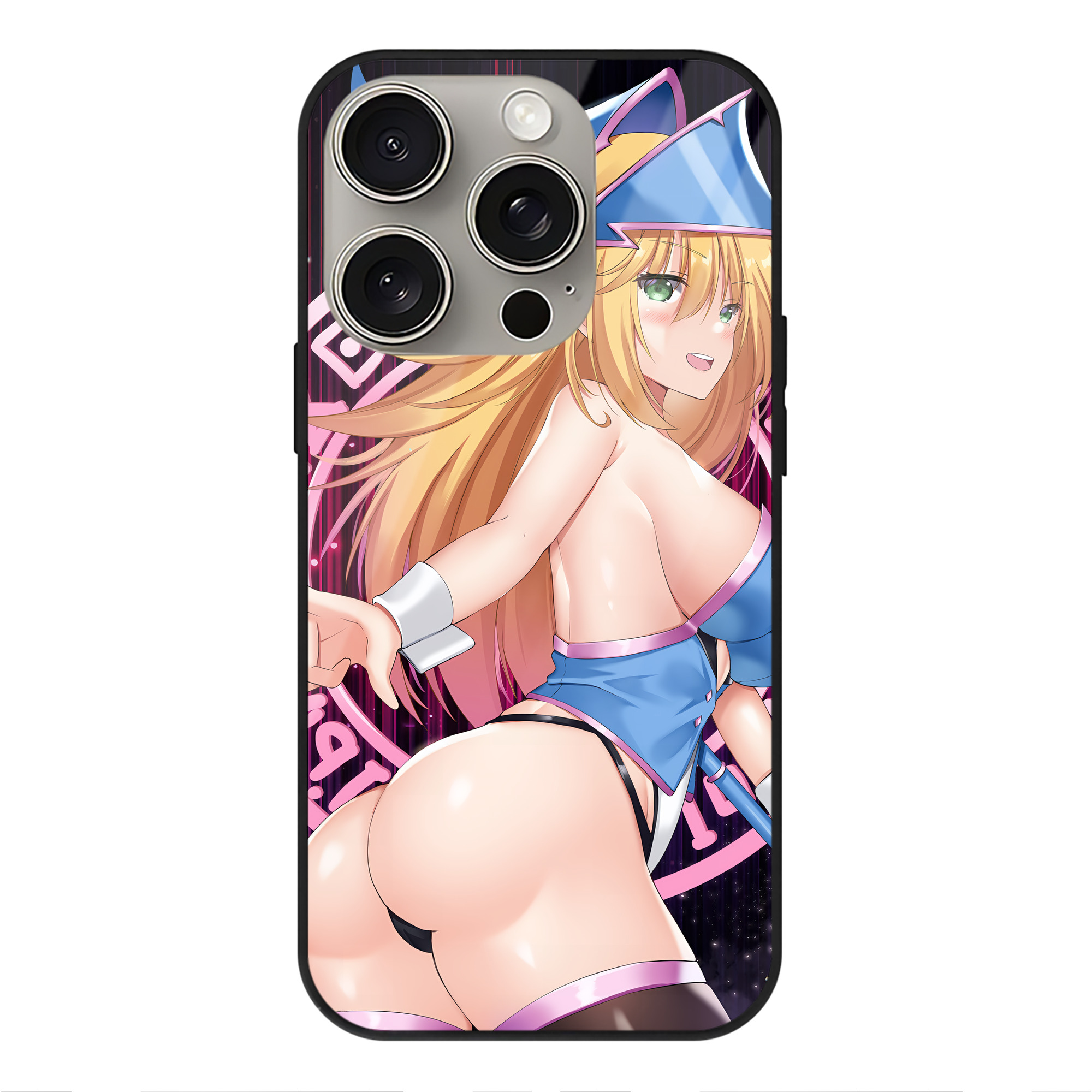 遊☆戯☆王 Yu-Gi-Oh! 【iPhone15Pro対応】スマホケース 耐衝撃＆黄変防止 背面ガラス