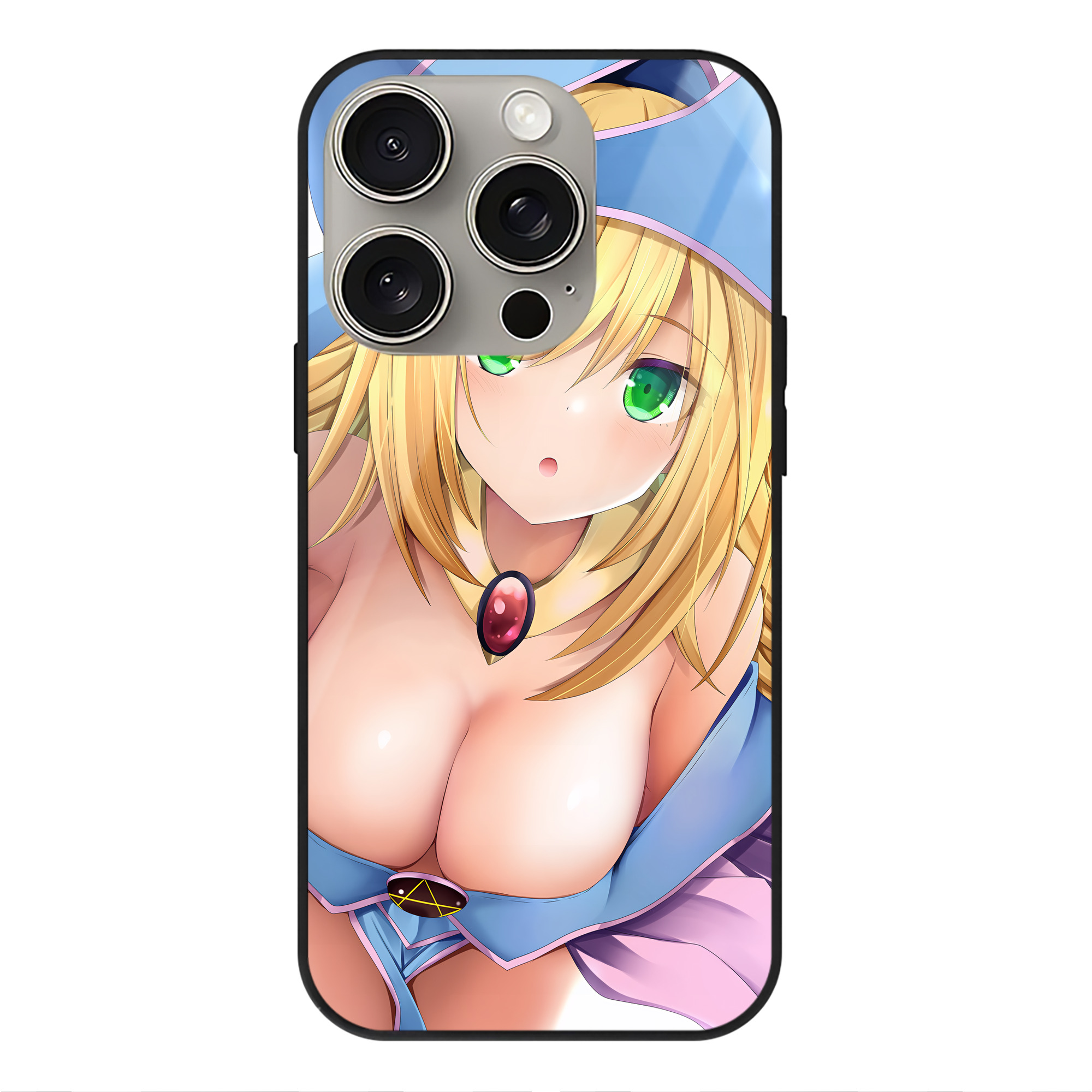 遊☆戯☆王 Yu-Gi-Oh! 【iPhone15Pro対応】スマホケース 耐衝撃＆黄変防止 背面ガラス