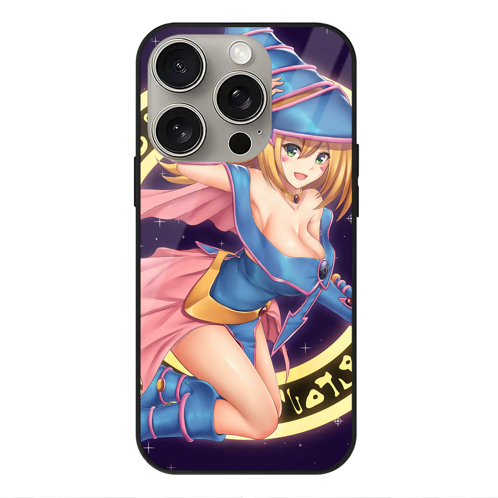 遊☆戯☆王 Yu-Gi-Oh! 【iPhone15Pro対応】スマホケース 耐衝撃＆黄変防止 背面ガラス