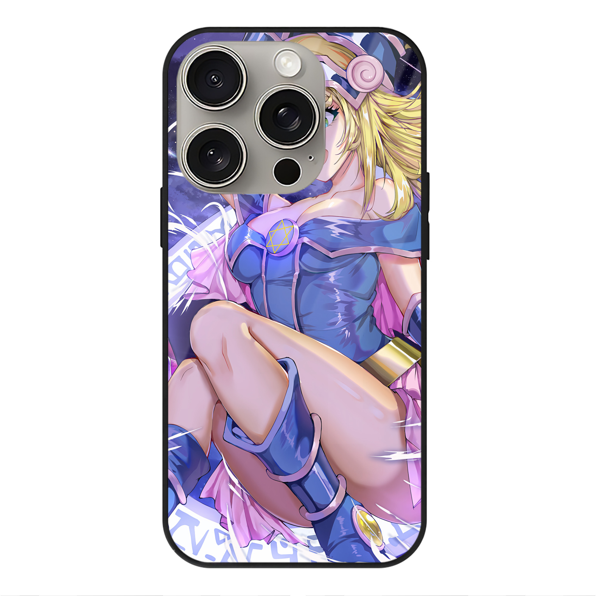 遊☆戯☆王 Yu-Gi-Oh! 【iPhone15Pro対応】スマホケース 耐衝撃＆黄変防止 背面ガラス