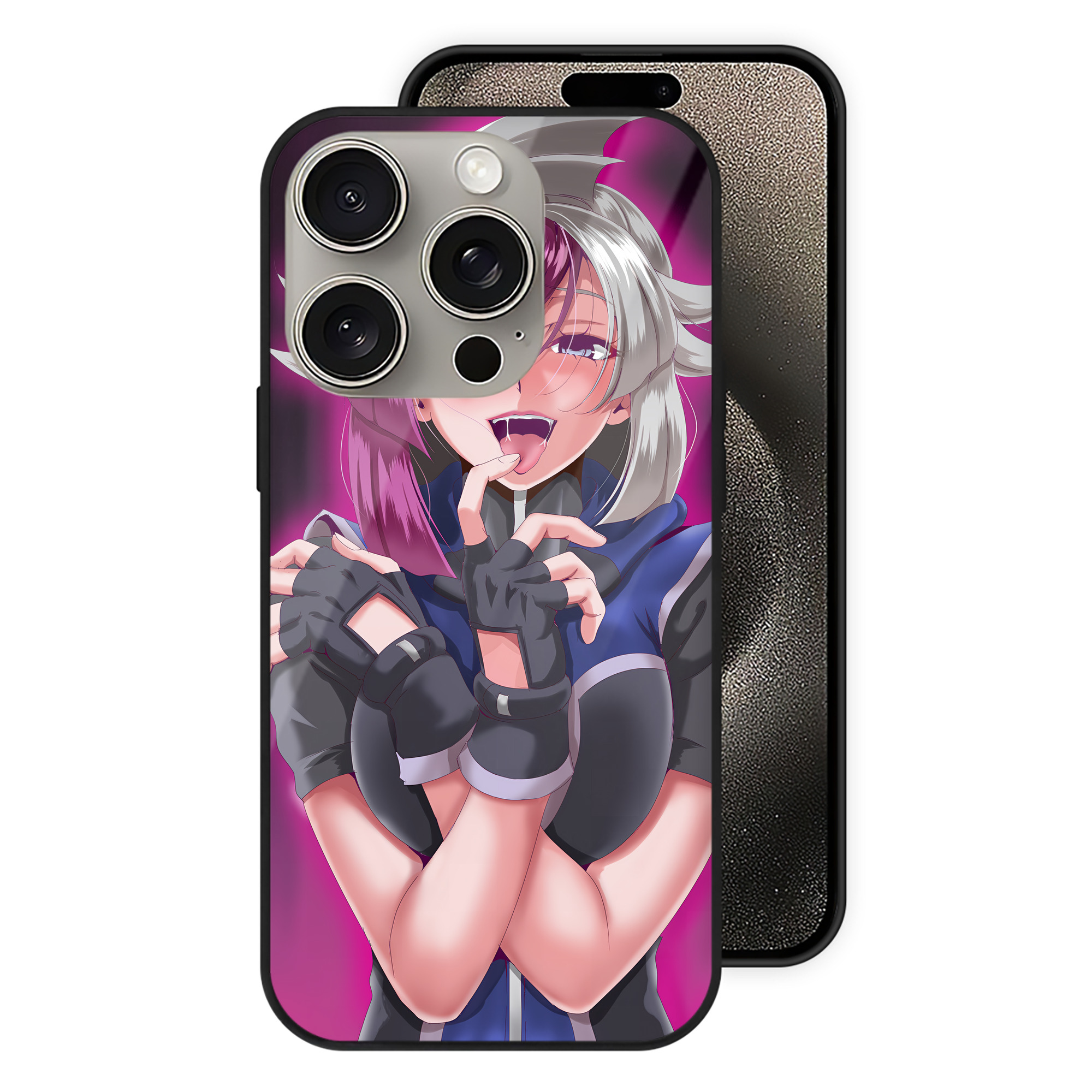 遊☆戯☆王 Yu-Gi-Oh! 【iPhone15Pro対応】スマホケース 耐衝撃＆黄変防止 背面ガラス