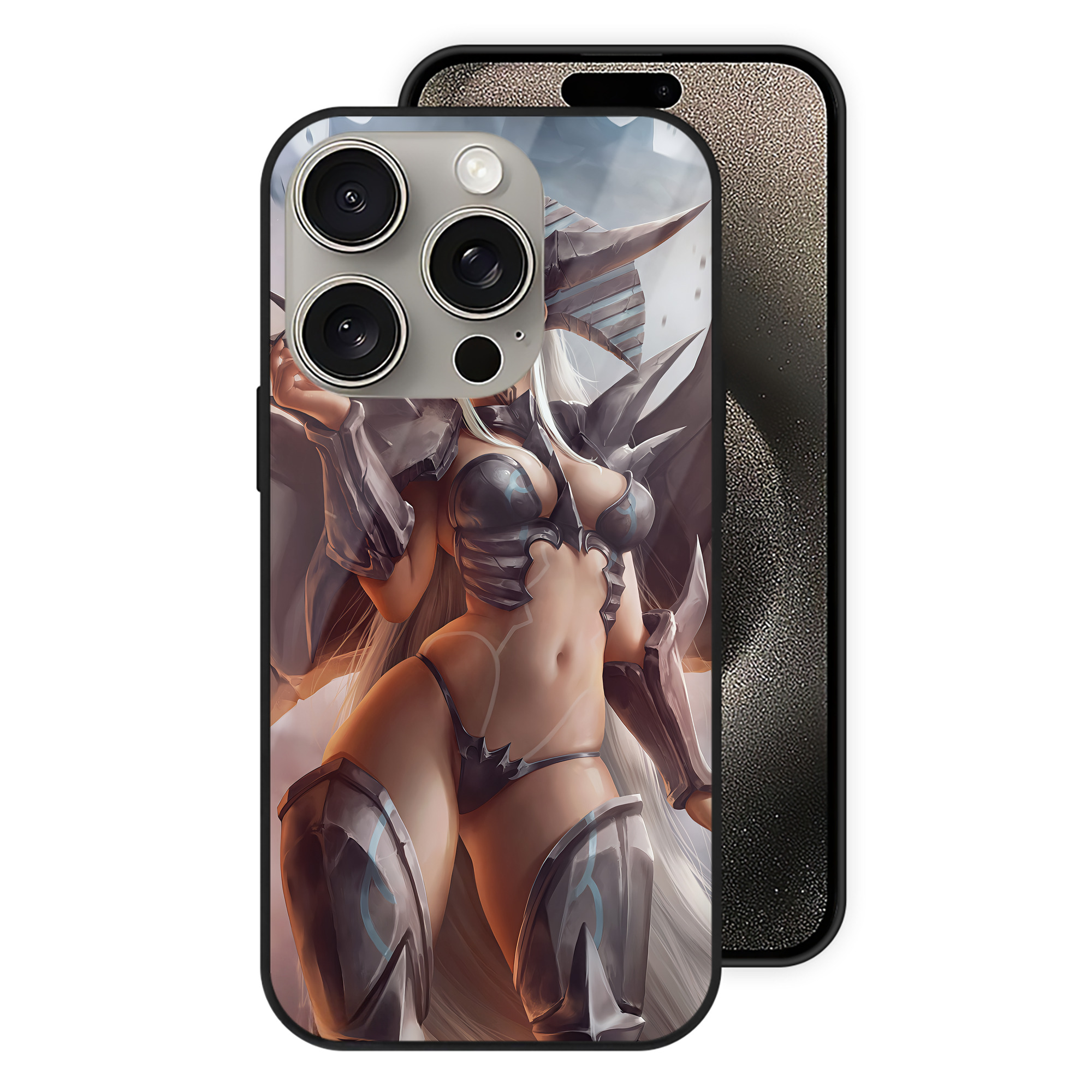 遊☆戯☆王 Yu-Gi-Oh! 【iPhone15Pro対応】スマホケース 耐衝撃＆黄変防止 背面ガラス