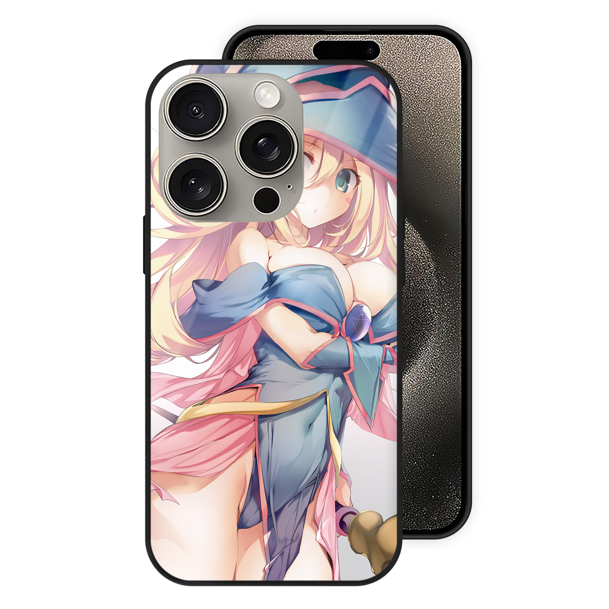 遊☆戯☆王 Yu-Gi-Oh! 【iPhone15Pro対応】スマホケース 耐衝撃＆黄変防止 背面ガラス