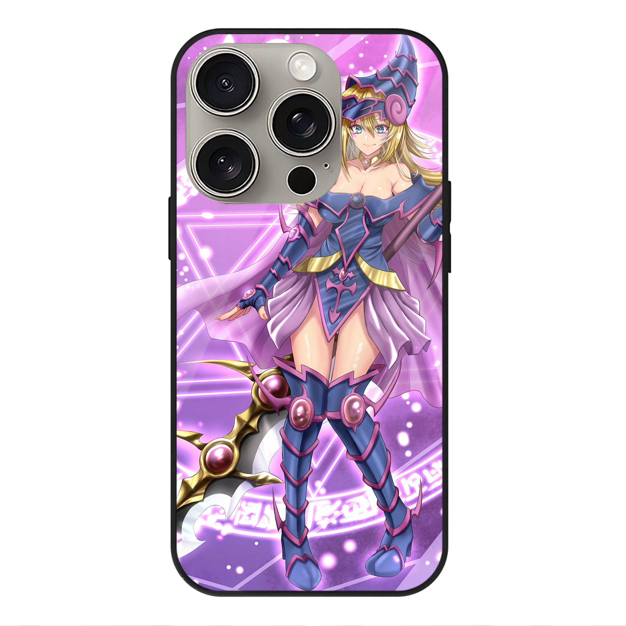遊☆戯☆王 Yu-Gi-Oh! 【iPhone15Pro対応】スマホケース 耐衝撃＆黄変防止 背面ガラス
