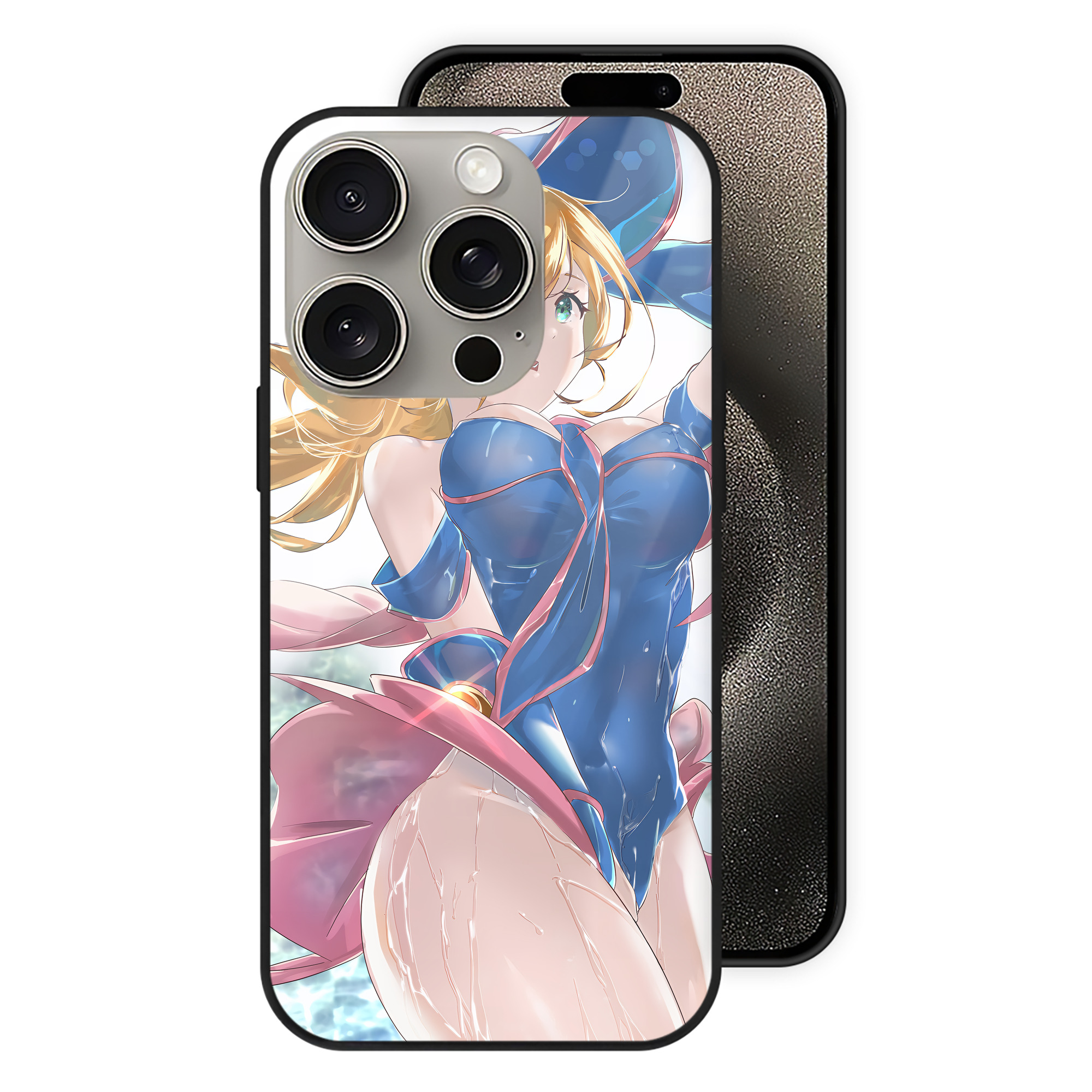 （画像用） 遊☆戯☆王 Yu-Gi-Oh! 【iPhone15Pro対応】スマホケース 耐衝撃＆黄変防止 背面ガラス