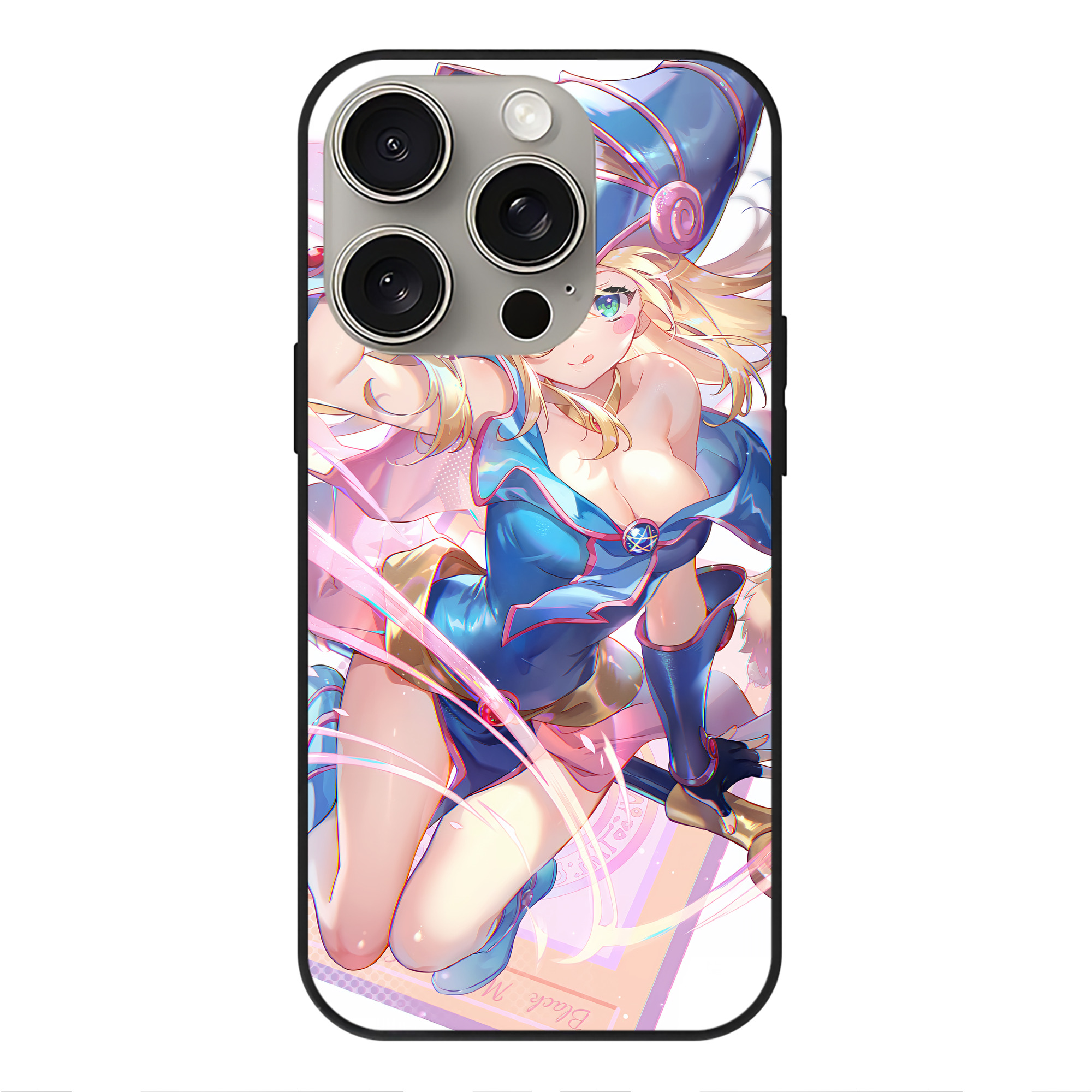 遊☆戯☆王 Yu-Gi-Oh! 【iPhone15Pro対応】スマホケース 耐衝撃＆黄変防止 背面ガラス