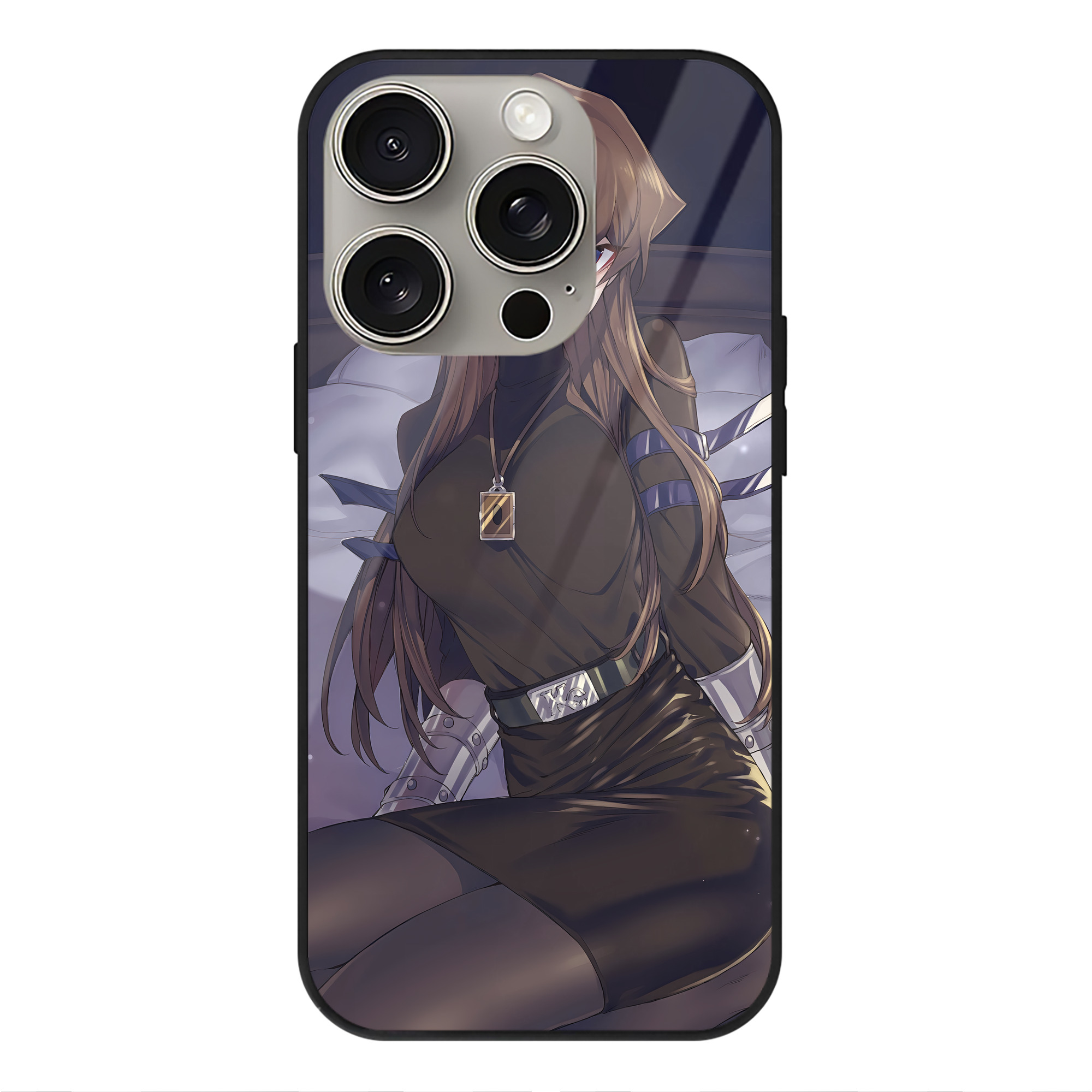 （画像用） 遊☆戯☆王 Yu-Gi-Oh! 【iPhone15Pro対応】スマホケース 耐衝撃＆黄変防止 背面ガラス