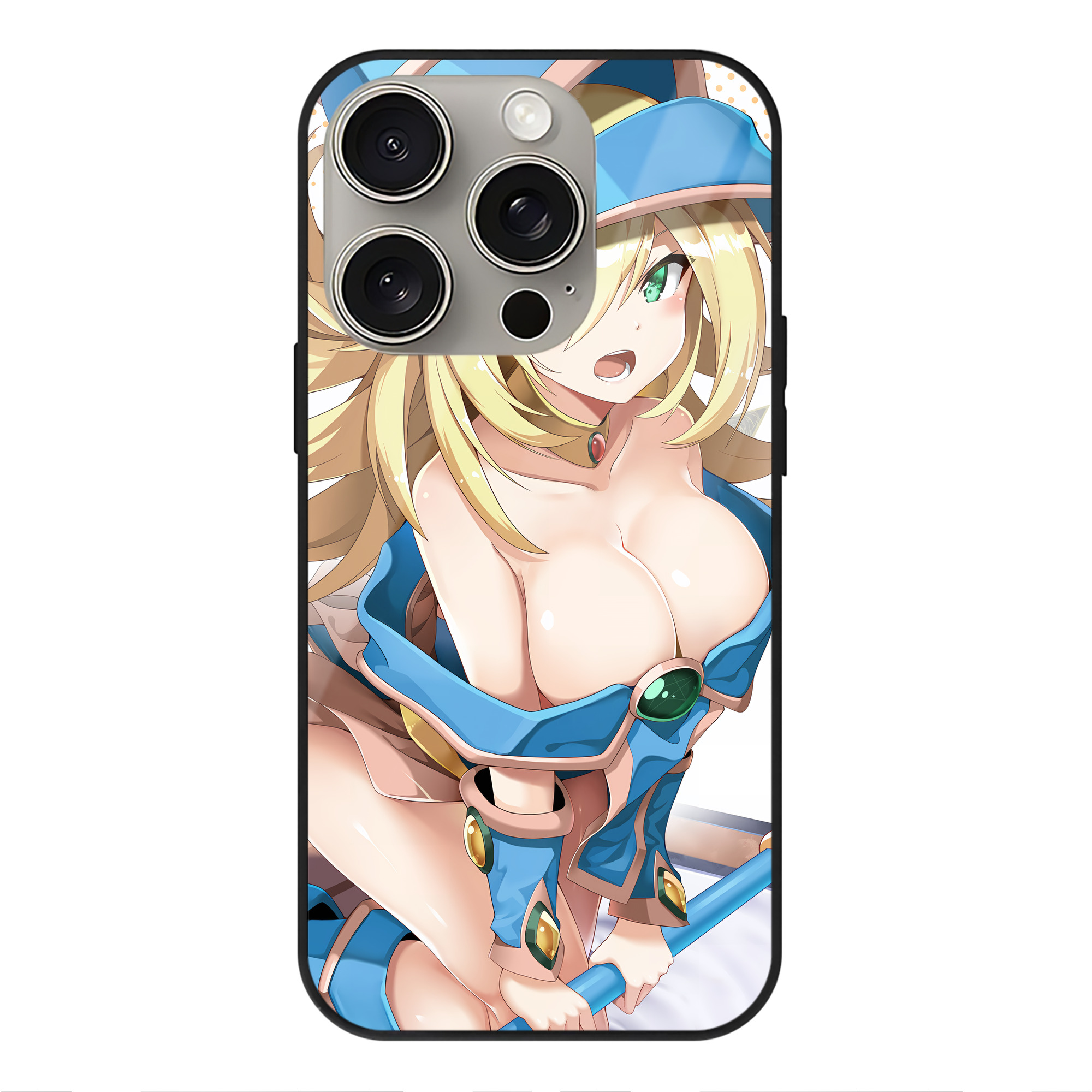 遊☆戯☆王 Yu-Gi-Oh! 【iPhone15Pro対応】スマホケース 耐衝撃＆黄変防止 背面ガラス