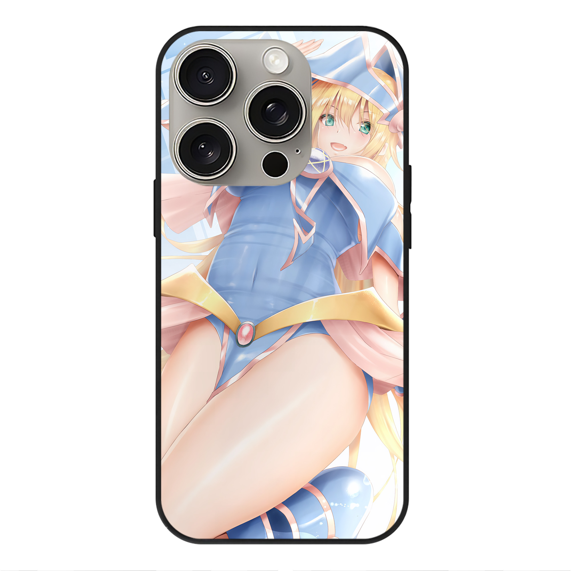 （画像用） 遊☆戯☆王 Yu-Gi-Oh! 【iPhone15Pro対応】スマホケース 耐衝撃＆黄変防止 背面ガラス