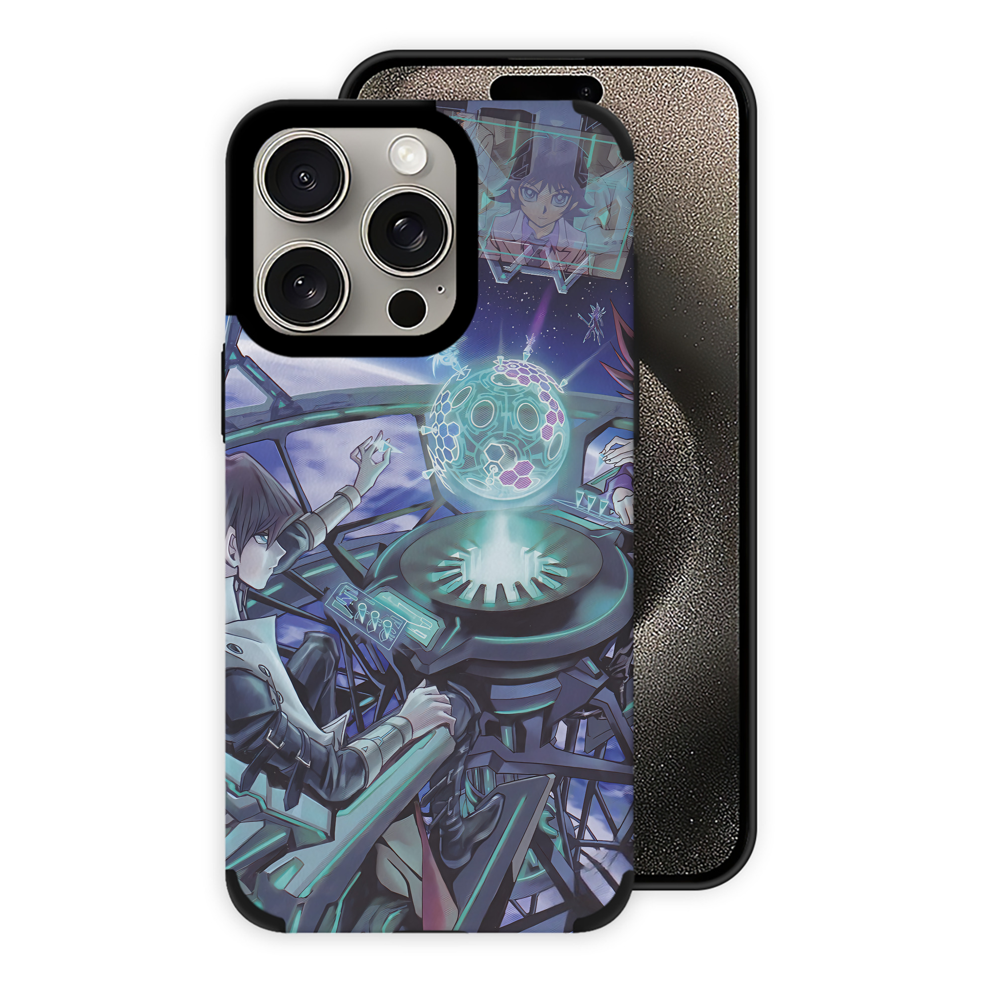 遊☆戯☆王 Yu-Gi-Oh! 【iPhone15ProMax対応】 PUレザー スマホケース 耐衝撃＆黄変防止
