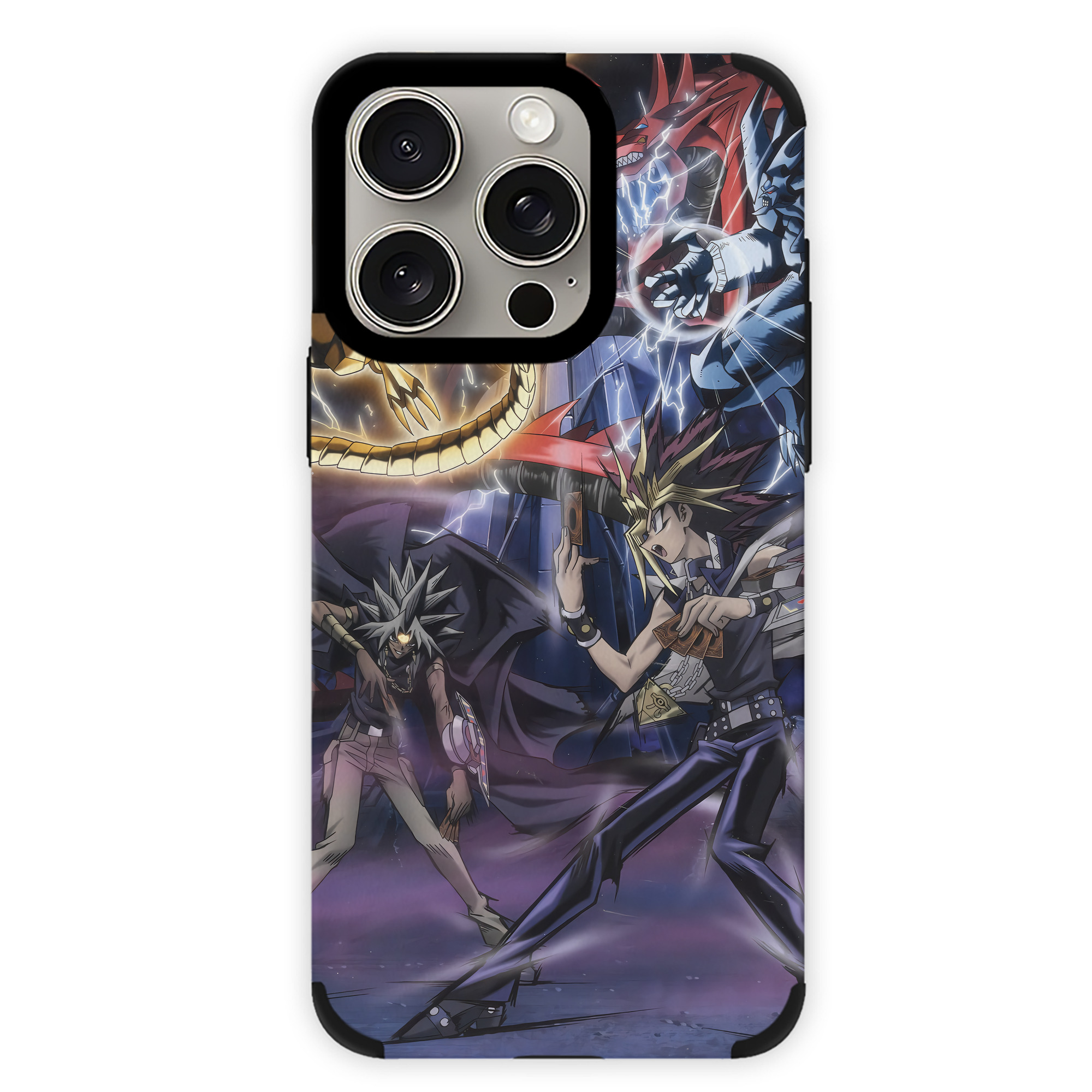 遊☆戯☆王 Yu-Gi-Oh! 【iPhone15ProMax対応】 PUレザー スマホケース 耐衝撃＆黄変防止