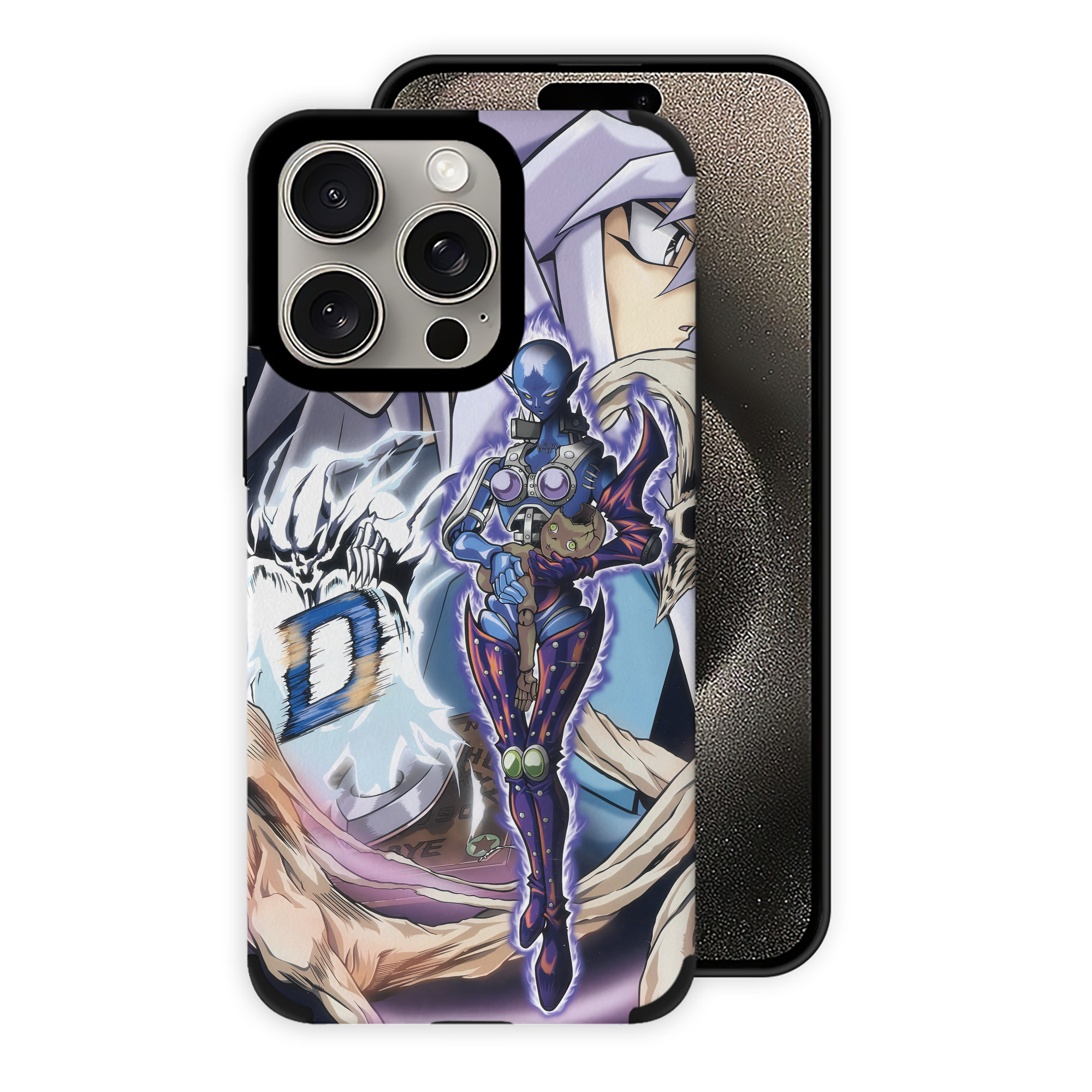 遊☆戯☆王 Yu-Gi-Oh! 【iPhone15ProMax対応】 PUレザー スマホケース 耐衝撃＆黄変防止