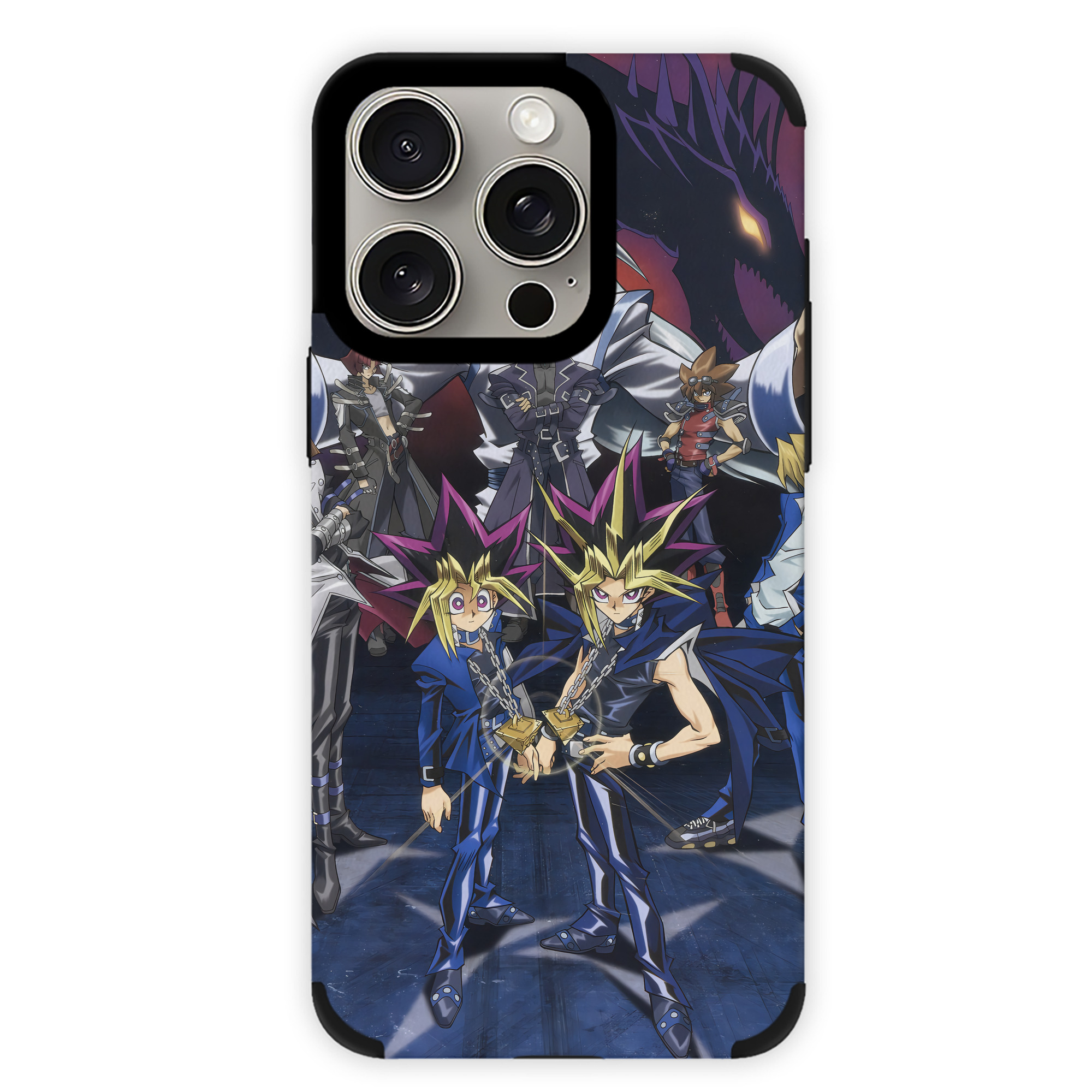遊☆戯☆王 Yu-Gi-Oh! 【iPhone15ProMax対応】 PUレザー スマホケース 耐衝撃＆黄変防止