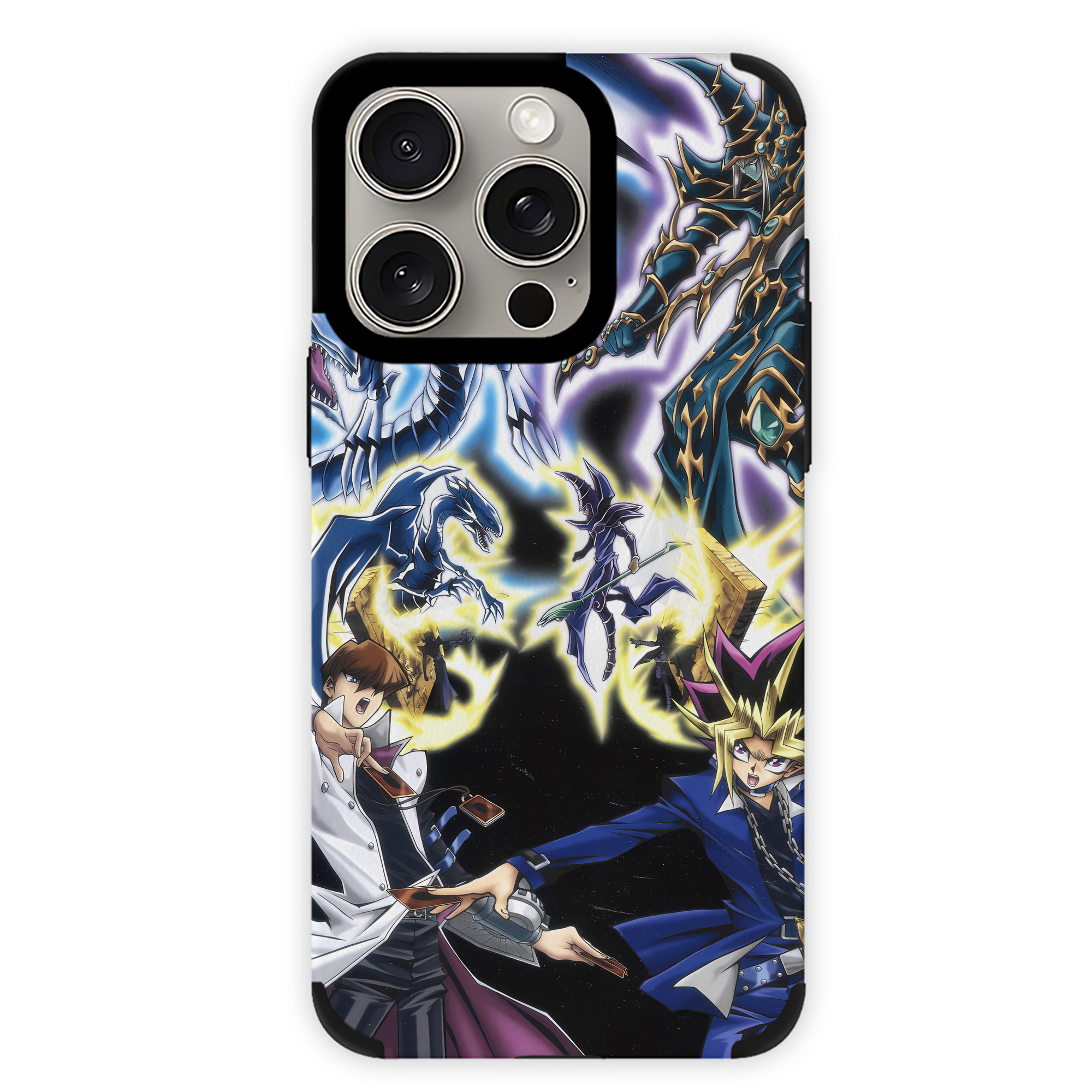 遊☆戯☆王 Yu-Gi-Oh! 【iPhone15ProMax対応】 PUレザー スマホケース 耐衝撃＆黄変防止