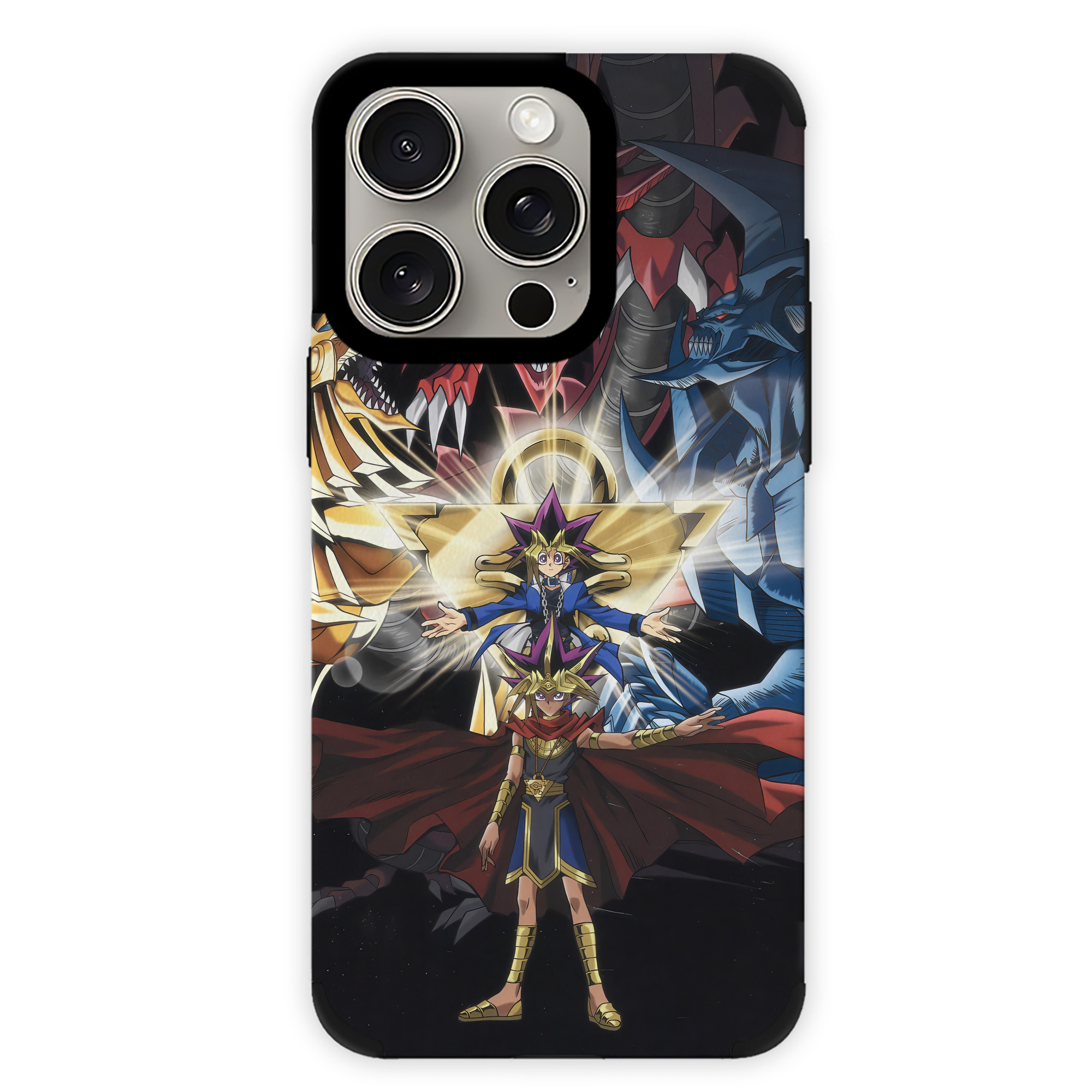 遊☆戯☆王 Yu-Gi-Oh! 【iPhone15ProMax対応】 PUレザー スマホケース 耐衝撃＆黄変防止