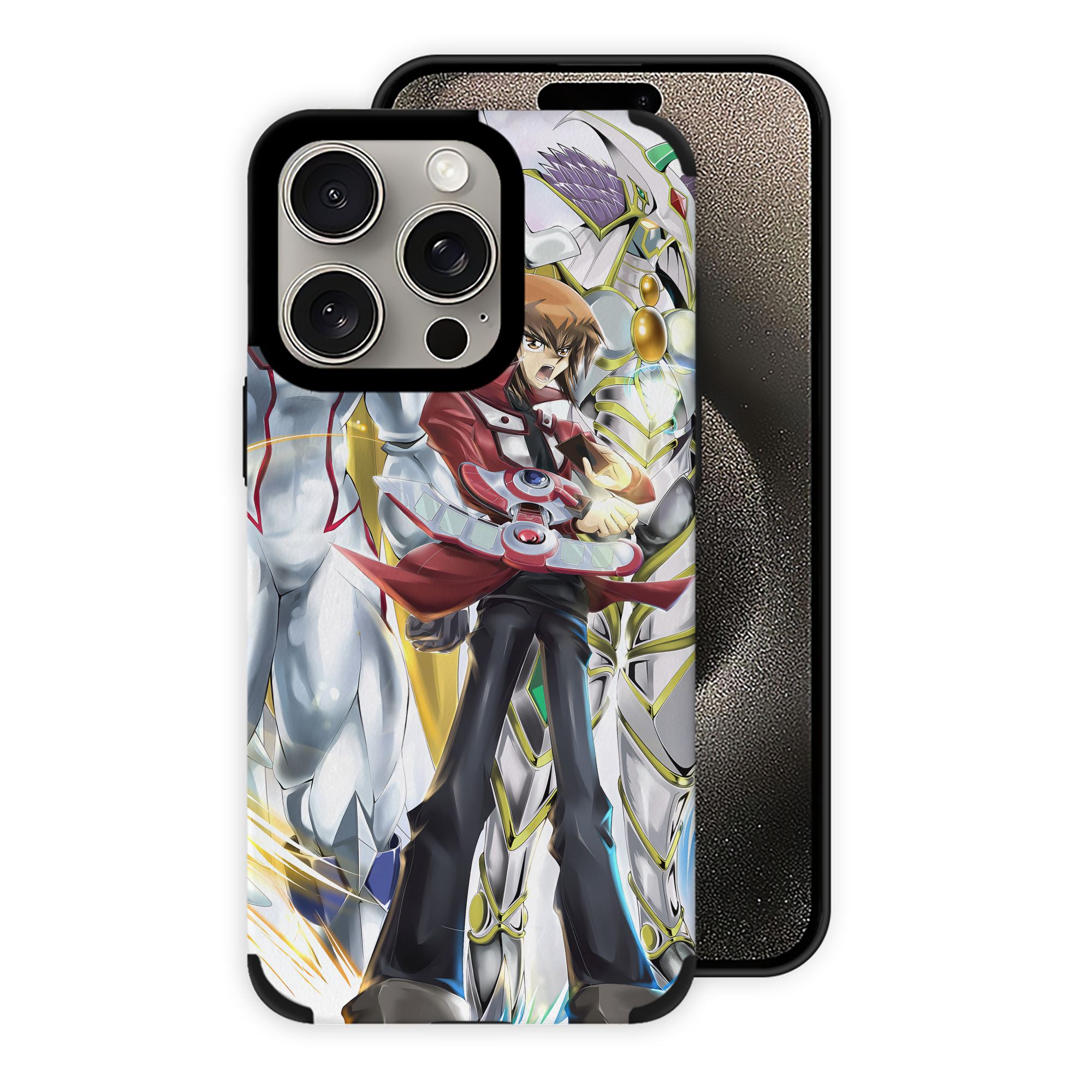 遊☆戯☆王 Yu-Gi-Oh! 【iPhone15ProMax対応】 PUレザー スマホケース 耐衝撃＆黄変防止