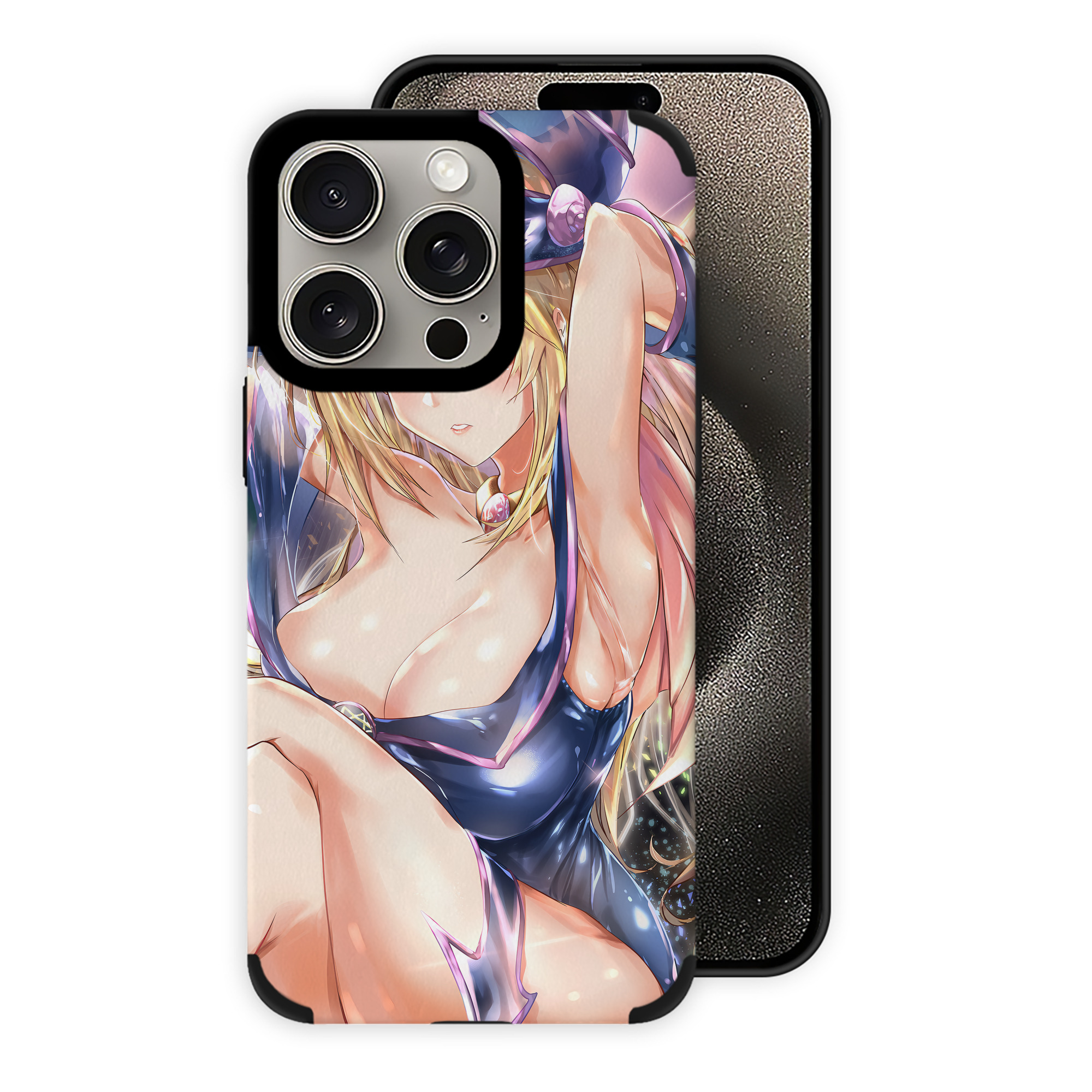 （画像用） 遊☆戯☆王 Yu-Gi-Oh! 【iPhone15ProMax対応】 PUレザー スマホケース 耐衝撃＆黄変防止