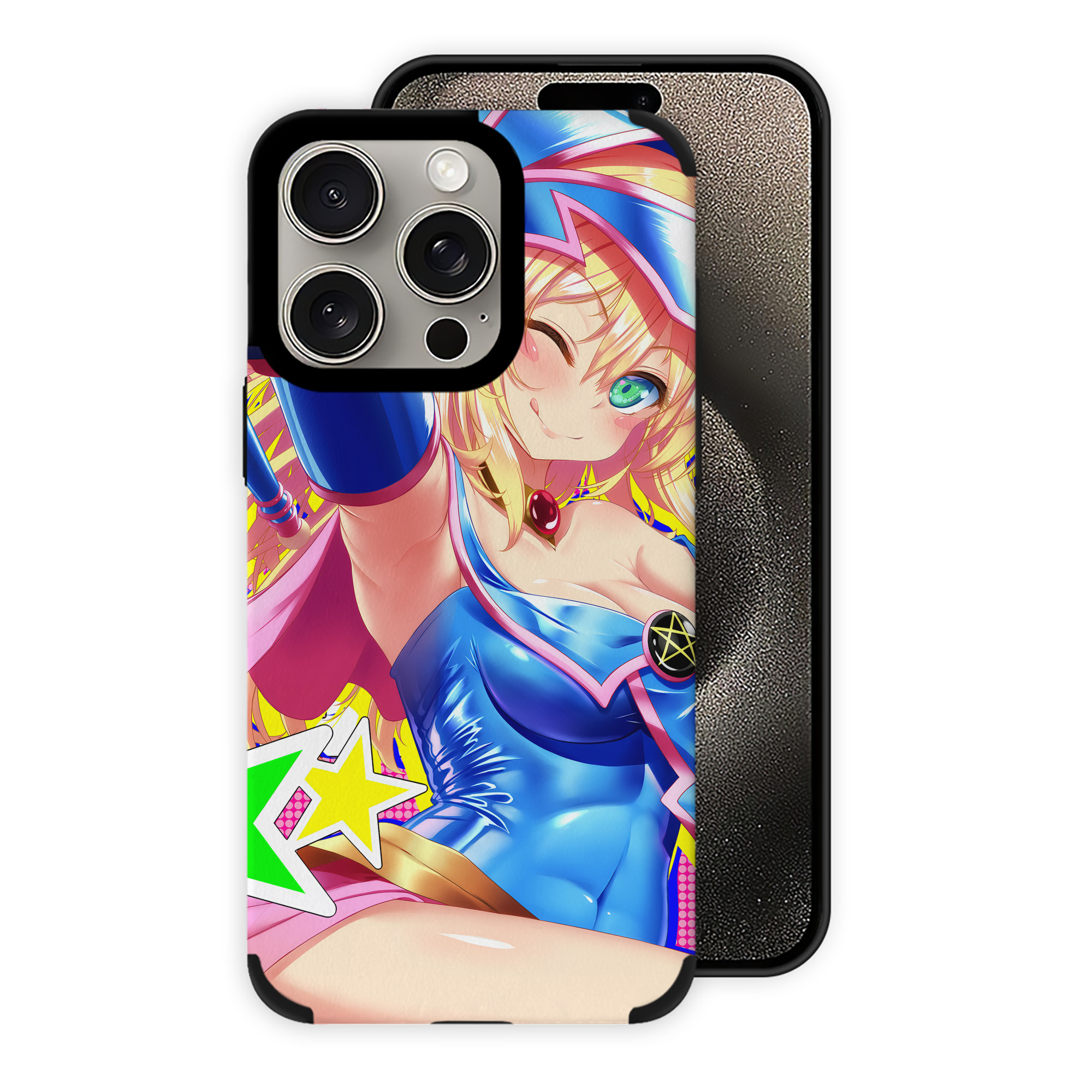 遊☆戯☆王 Yu-Gi-Oh! 【iPhone15ProMax対応】 PUレザー スマホケース 耐衝撃＆黄変防止