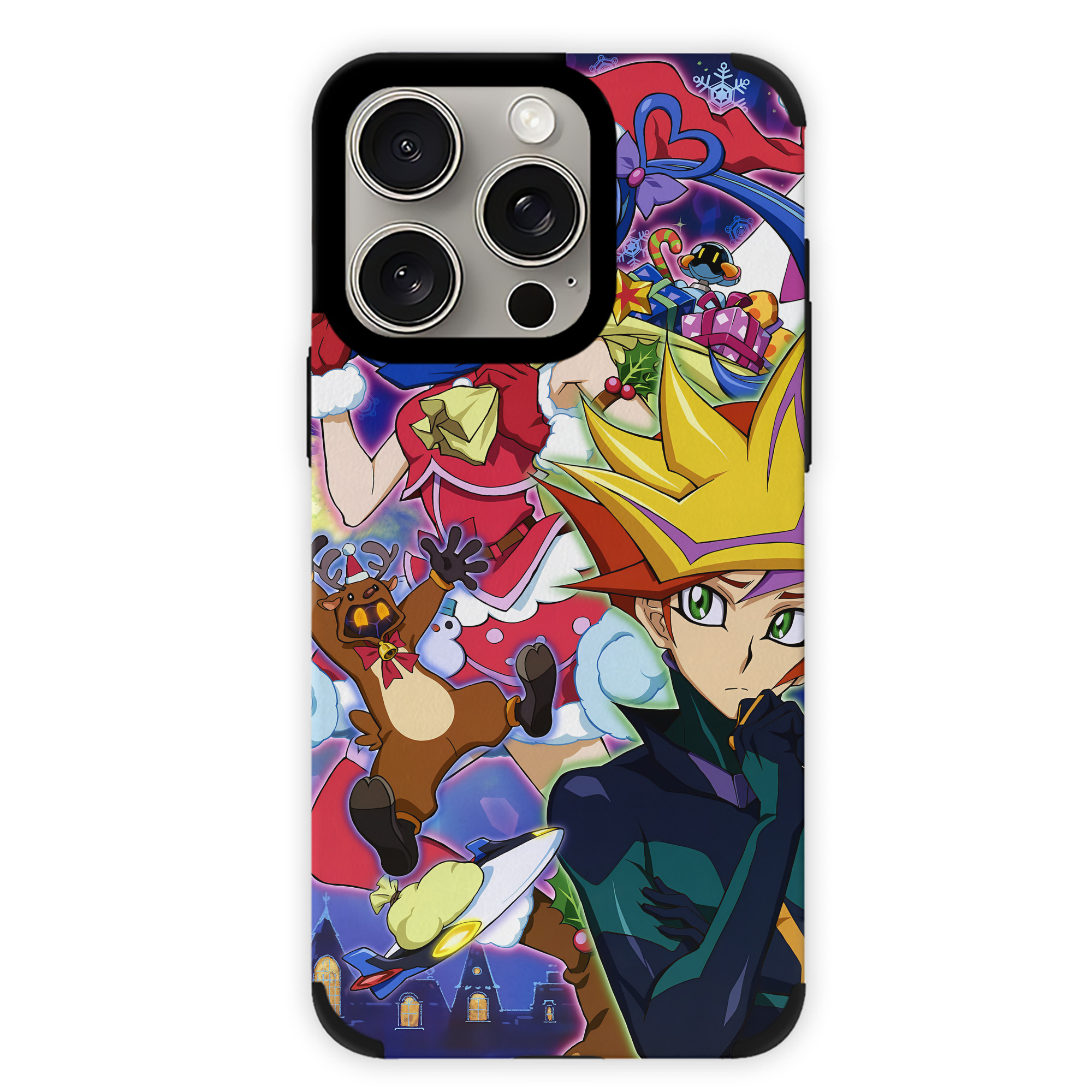 遊☆戯☆王 Yu-Gi-Oh! 【iPhone15ProMax対応】 PUレザー スマホケース 耐衝撃＆黄変防止