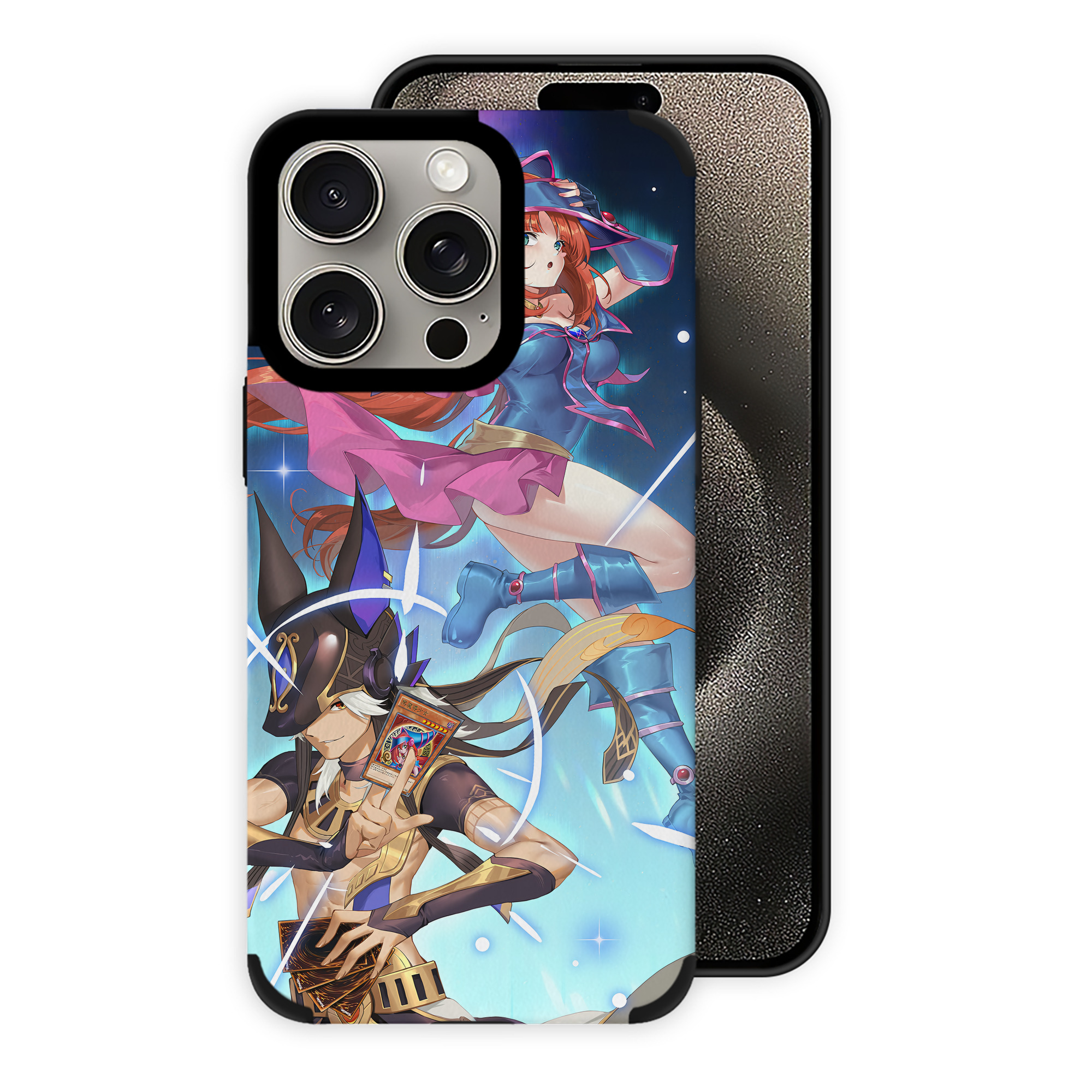 遊☆戯☆王 Yu-Gi-Oh! 【iPhone15ProMax対応】 PUレザー スマホケース 耐衝撃＆黄変防止