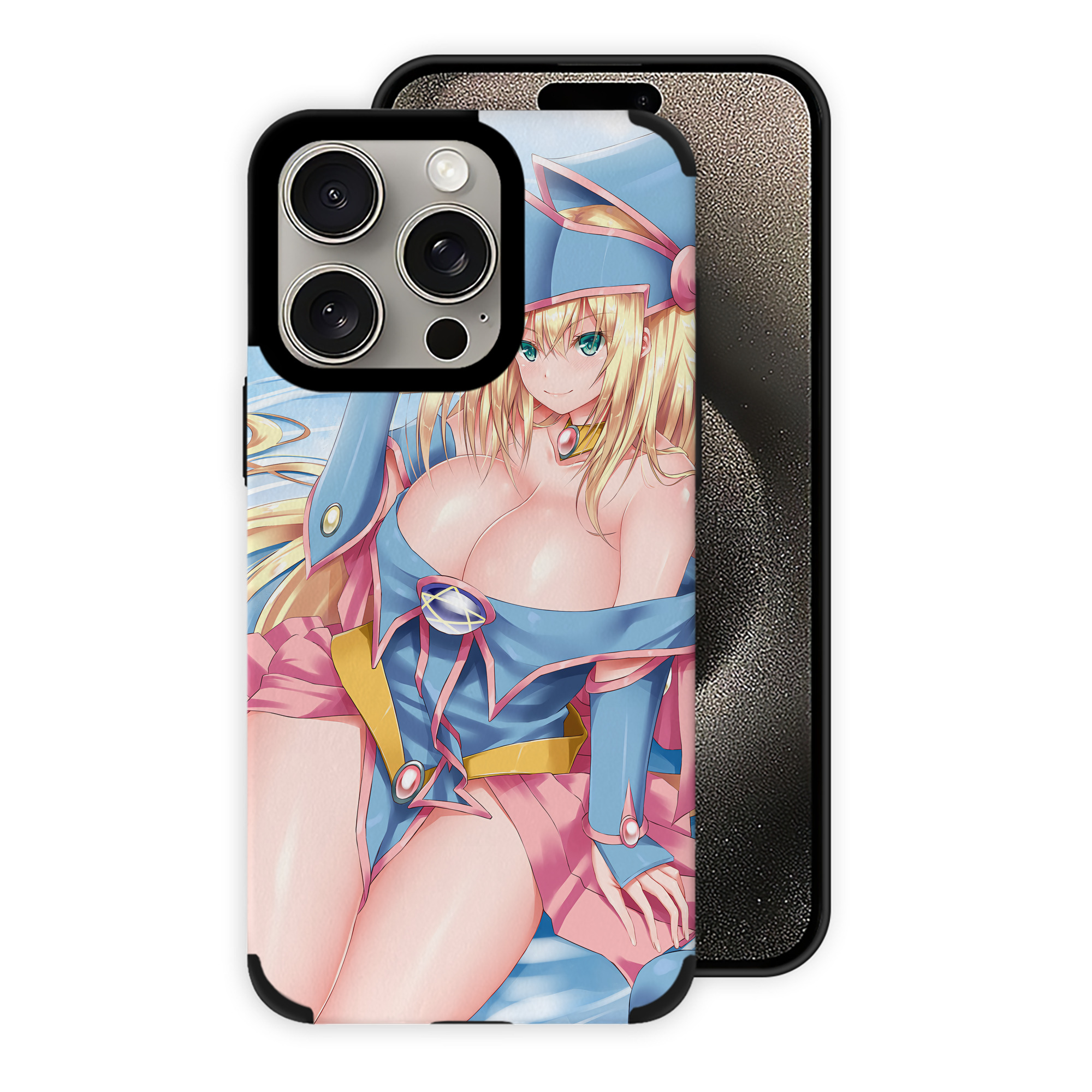 （画像用） 遊☆戯☆王 Yu-Gi-Oh! 【iPhone15ProMax対応】 PUレザー スマホケース 耐衝撃＆黄変防止