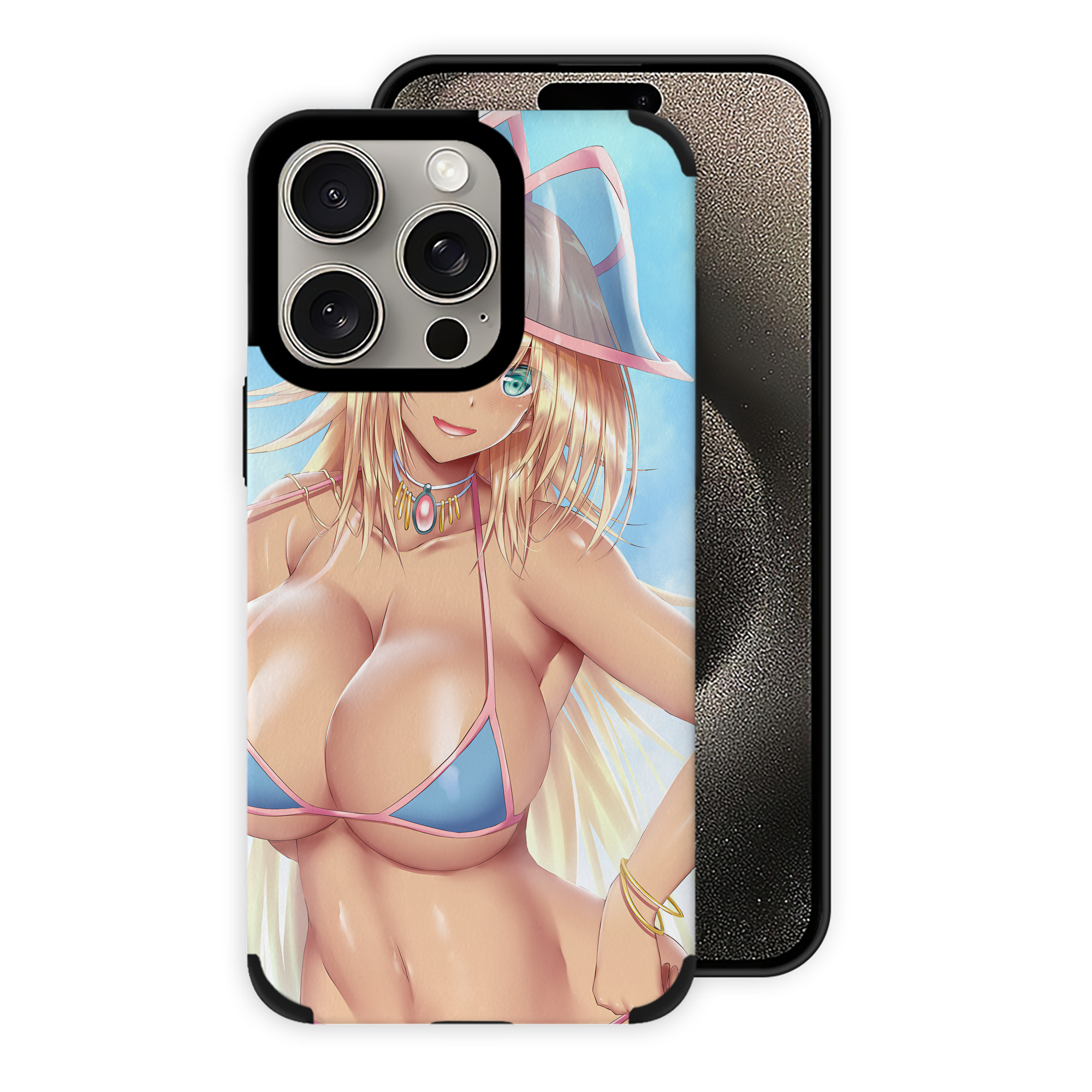 遊☆戯☆王 Yu-Gi-Oh! 【iPhone15ProMax対応】 PUレザー スマホケース 耐衝撃＆黄変防止