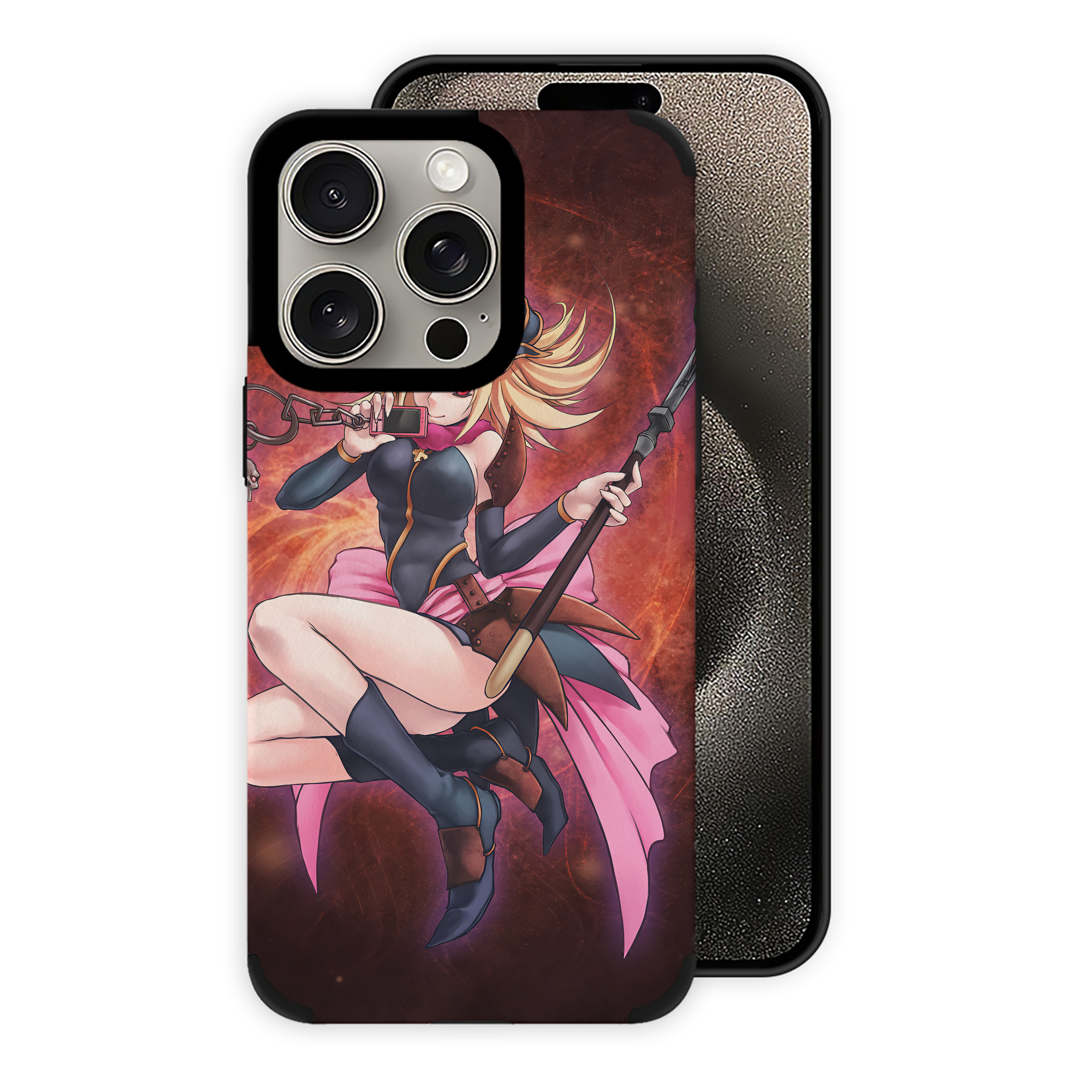 遊☆戯☆王 Yu-Gi-Oh! 【iPhone15ProMax対応】 PUレザー スマホケース 耐衝撃＆黄変防止