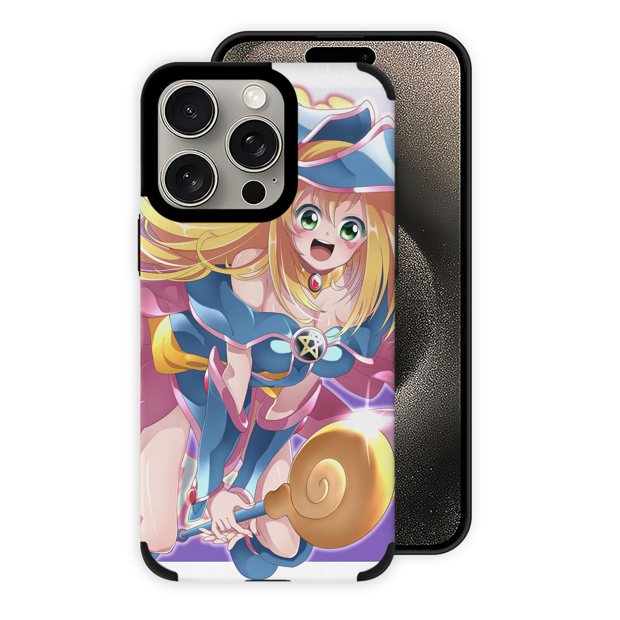 （画像用） 遊☆戯☆王 Yu-Gi-Oh! 【iPhone15ProMax対応】 PUレザー スマホケース 耐衝撃＆黄変防止