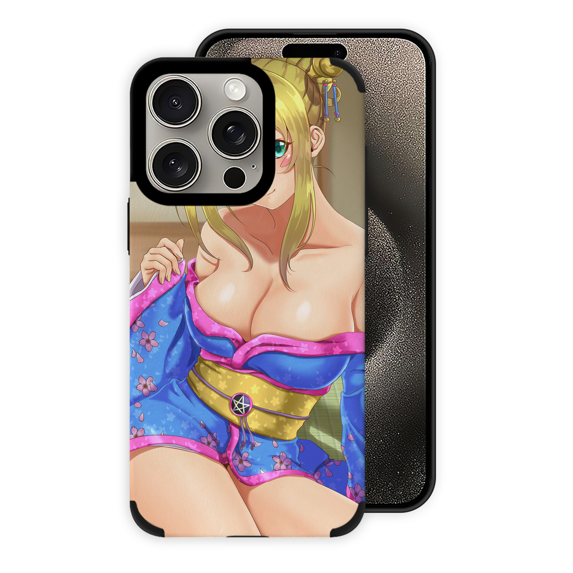 遊☆戯☆王 Yu-Gi-Oh! 【iPhone15ProMax対応】 PUレザー スマホケース 耐衝撃＆黄変防止