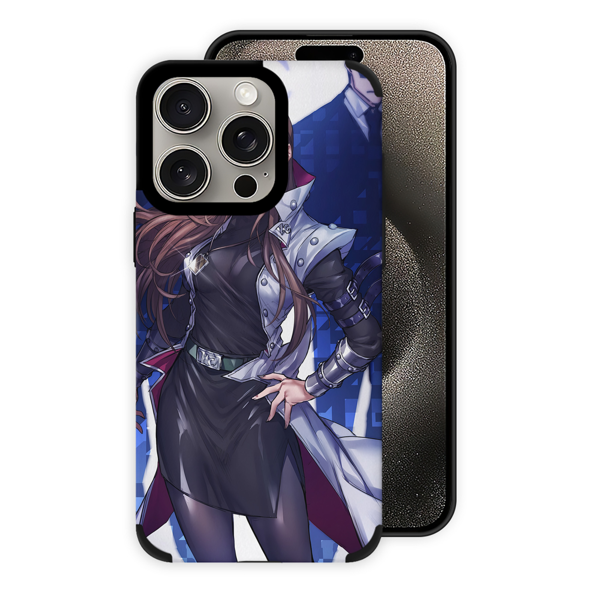遊☆戯☆王 Yu-Gi-Oh! 【iPhone15ProMax対応】 PUレザー スマホケース 耐衝撃＆黄変防止
